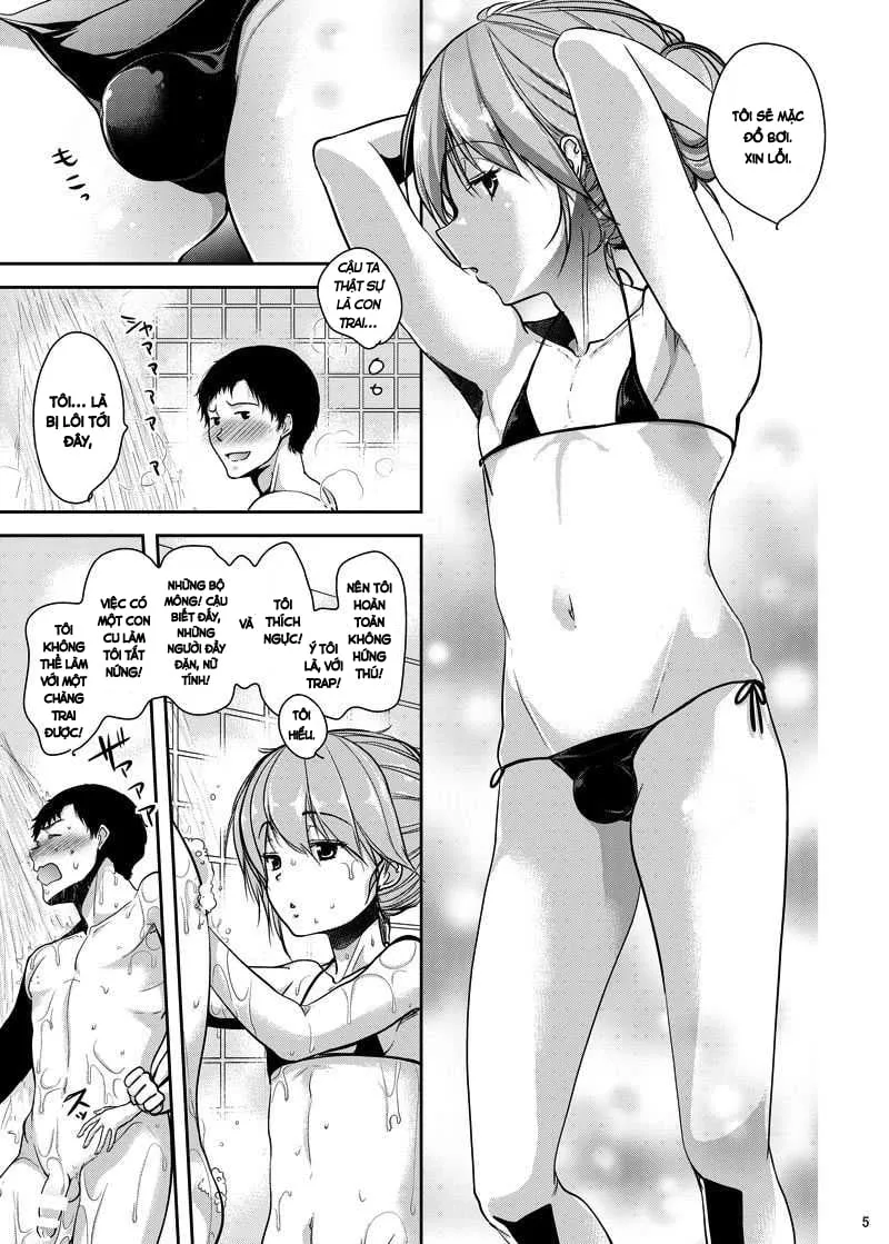 HentaiVN.net - Ảnh 4 - Yotta Senpai ni Tsurerarete Otokonoko Health ni Kite Mita Ken - Chap 1