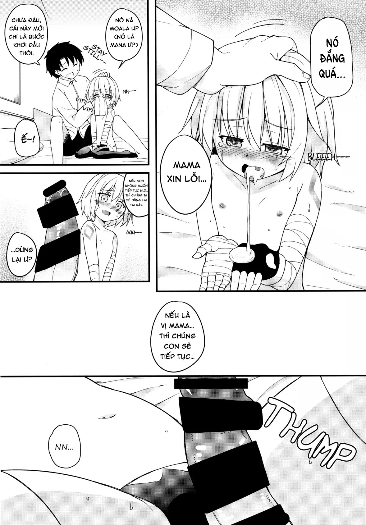 HentaiVN.net - Ảnh 10 - Okaa-san Maryoku Kyoukyuu-tte? | Mom, What's a Mana Transfer? (Fate/Grand Order) [おかあさん魔力供給って? (Fate/Grand Order)] - Chap 1