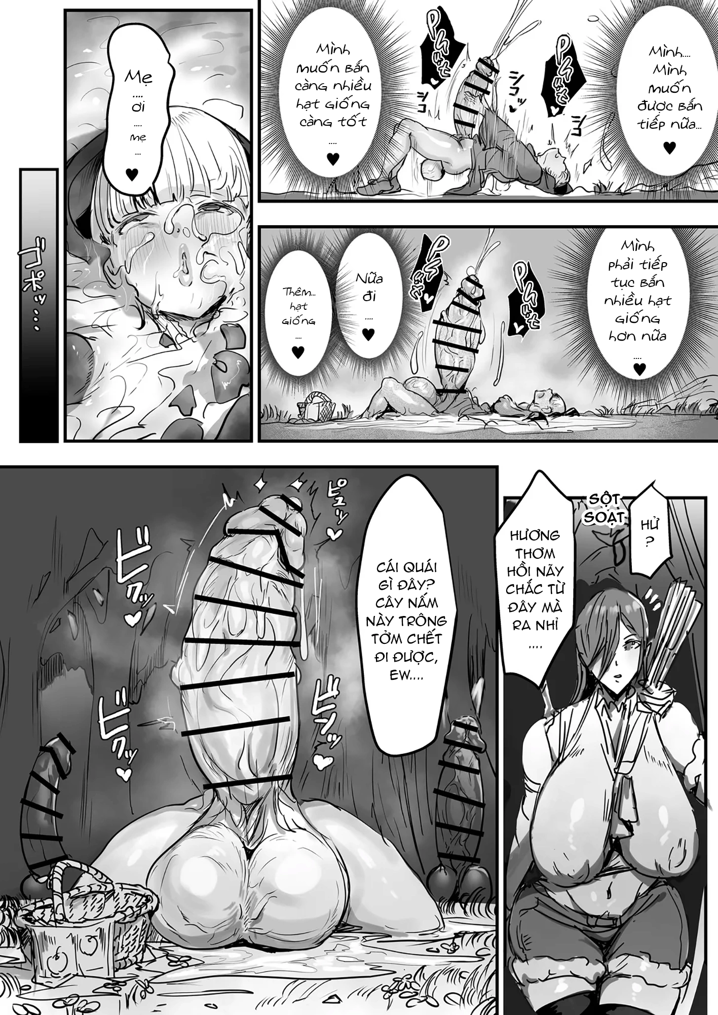 HentaiVN.net - Ảnh 6 - Beware of the Hermaphrodite Mushrooms in the Forest - Chap 1