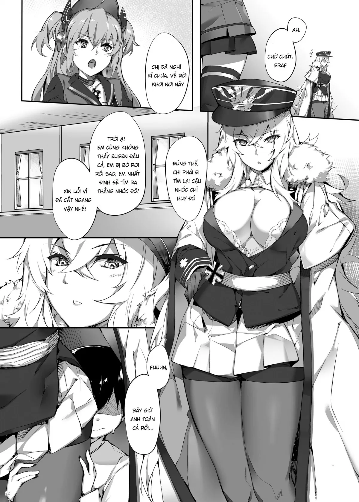 HentaiVN.net - Ảnh 22 - Zeppelin no Shota Aiyoku Hogo (Azur Lane) [ツェッペリンのショタ愛欲保護 (アズールレーン) [英訳]] - Chap 1