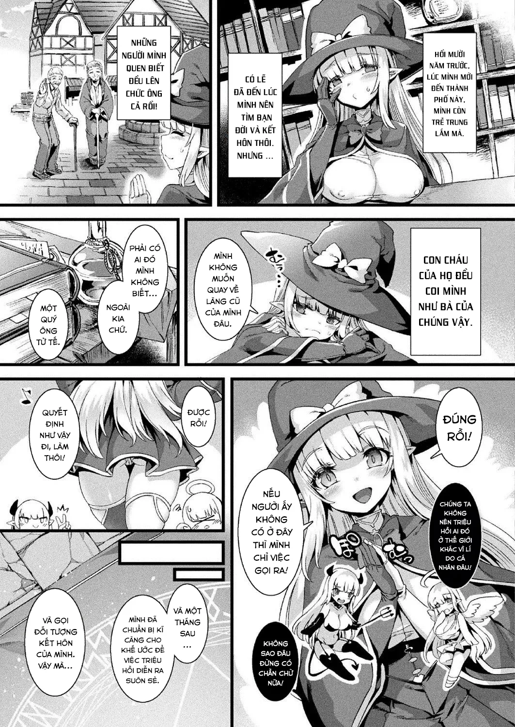 HentaiVN.net - Ảnh 4 - Ippatsu Gyakuten!? Ouji-sama Shoukan Mahou [一発逆転!?王子様召喚魔法] - Chap 1