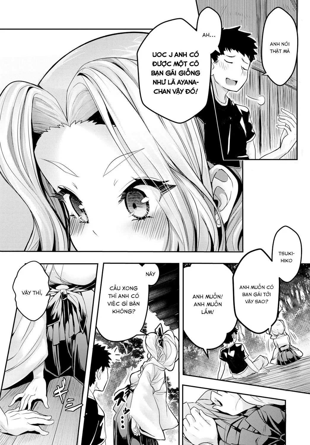 HentaiVN.net - Ảnh 4 - Định mệnh tình yêu! [Bound by Threads of ...Love...; Musunde ...Ai... En; 結んで...愛...縁] - Chap 1
