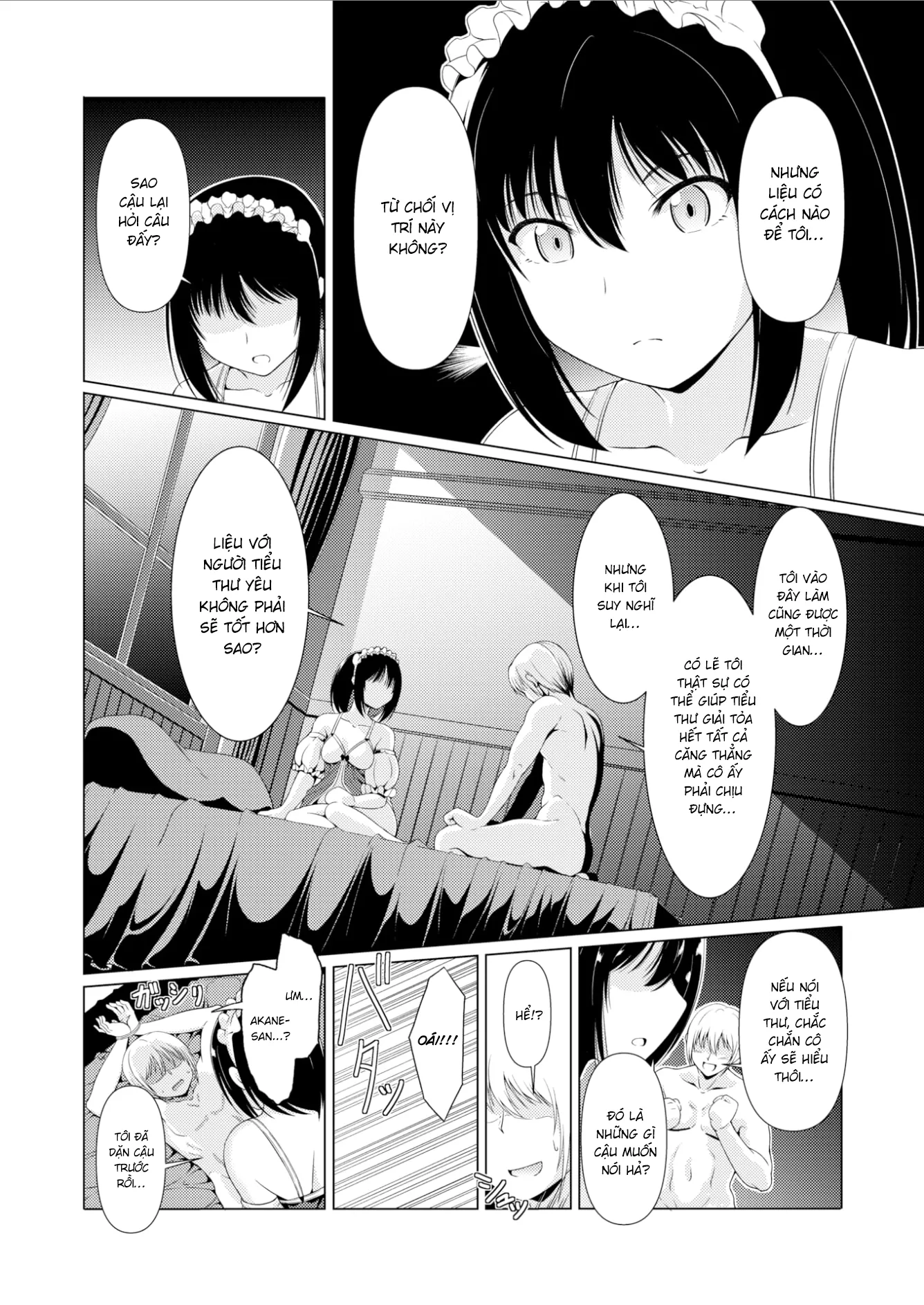 HentaiVN.net - Ảnh 14 - Khóa Huấn Luyện Của Nàng Hầu [Teach Me a Lesson, Maid] - Chap 1