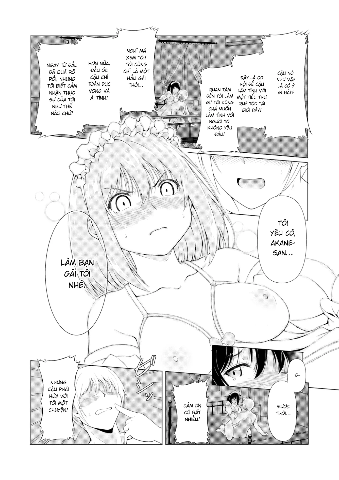 HentaiVN.net - Ảnh 18 - Khóa Huấn Luyện Của Nàng Hầu [Teach Me a Lesson, Maid] - Chap 1