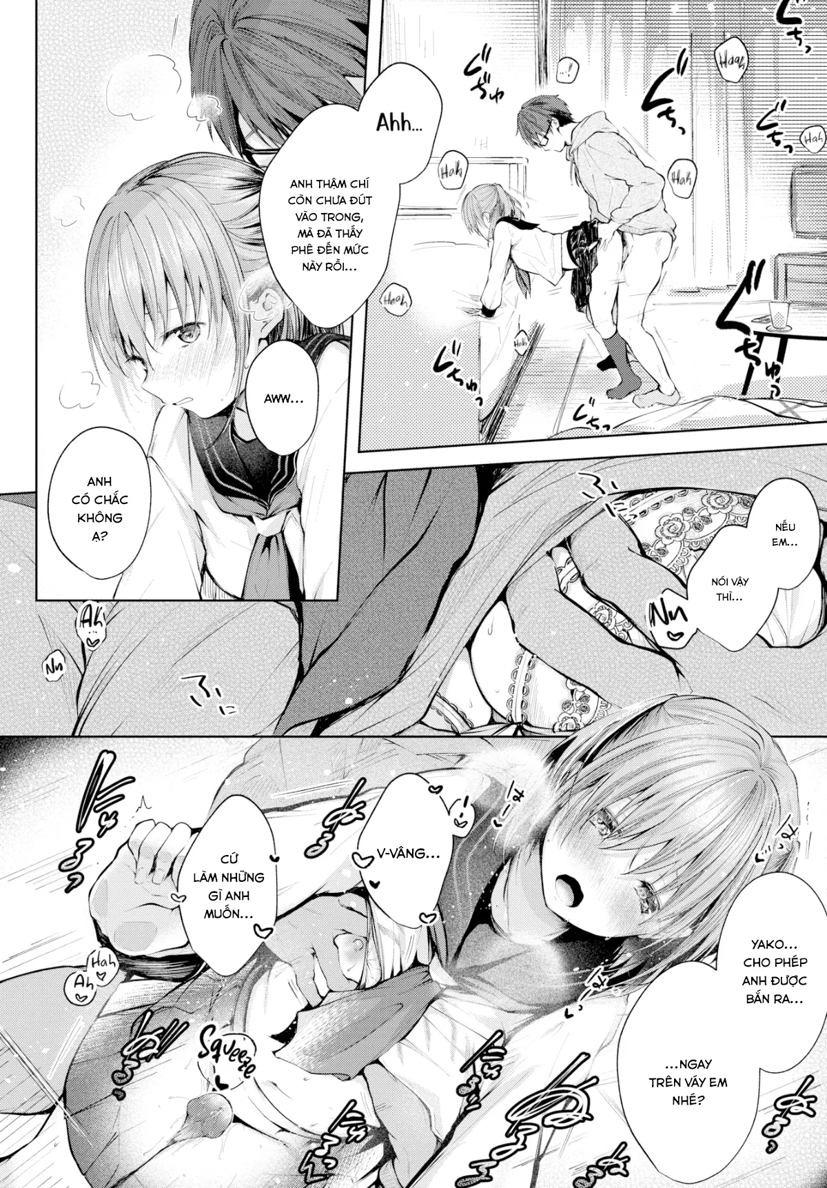 HentaiVN.net - Ảnh 9 - Dáng Hình Tình Yêu - Chap 1