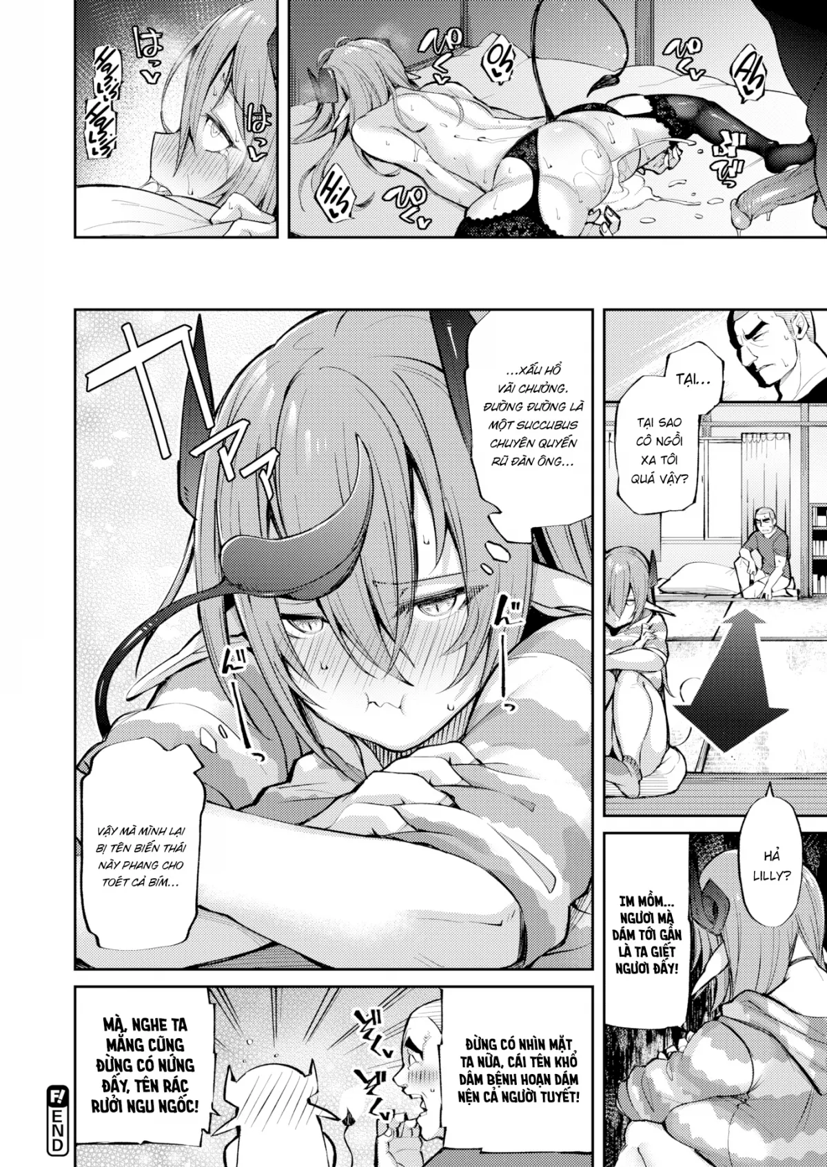 HentaiVN.net - Ảnh 20 - Ánh trăng Lilly ~Một Succubus chuyên cần~ [Moonlight Lilly ~The Workaholic Succubus~] - Chap 1