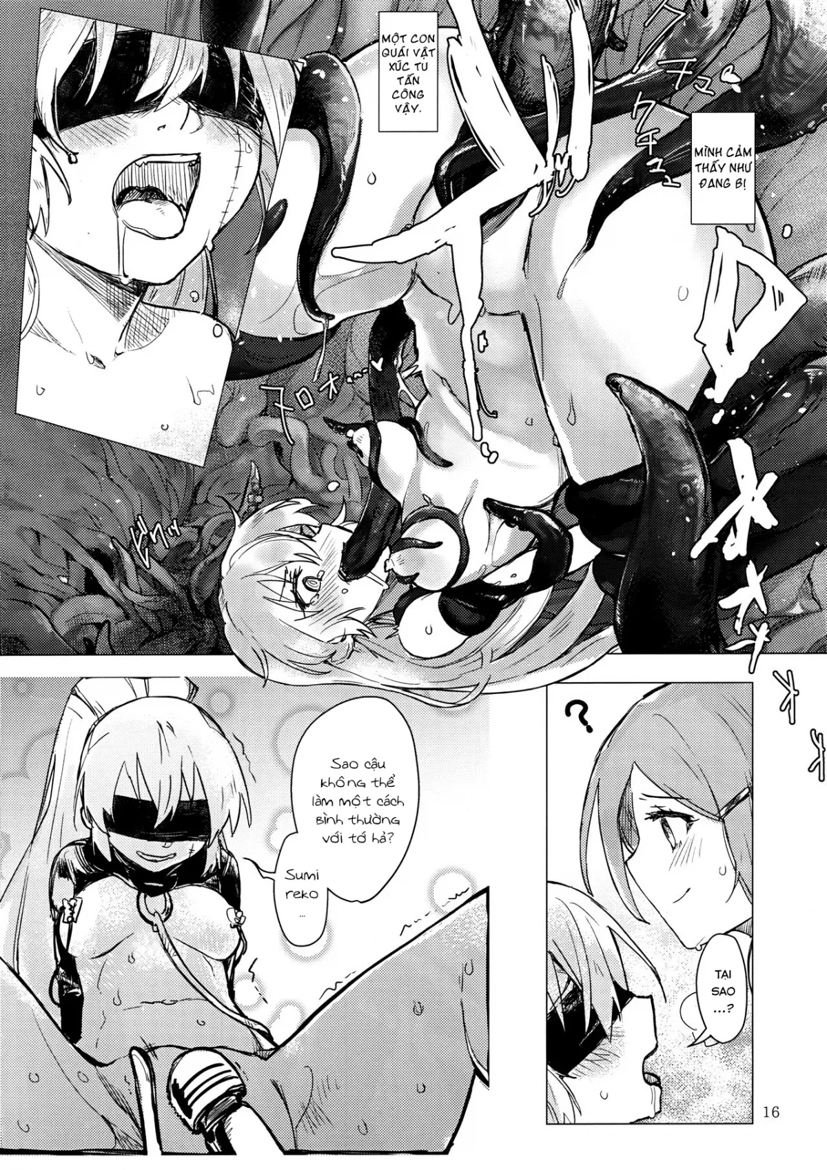 HentaiVN.net - Ảnh 12 - Yakousei no Shoujo Futari [夜行性の少女ふたり, Bản chất về đêm] - Chap 1