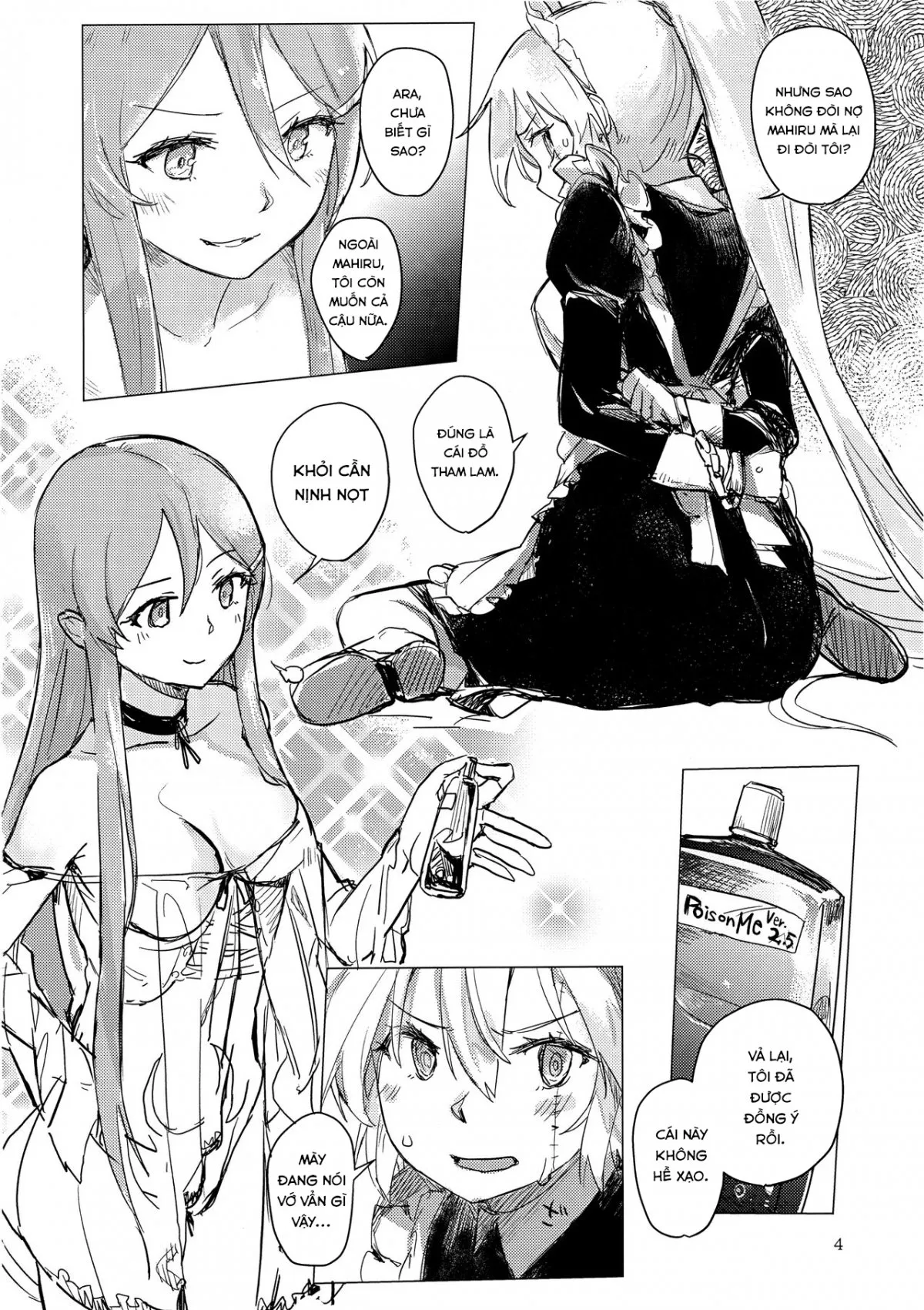 HentaiVN.net - Ảnh 3 - Yakousei no Shoujo Futari [夜行性の少女ふたり, Bản chất về đêm] - Chap 1