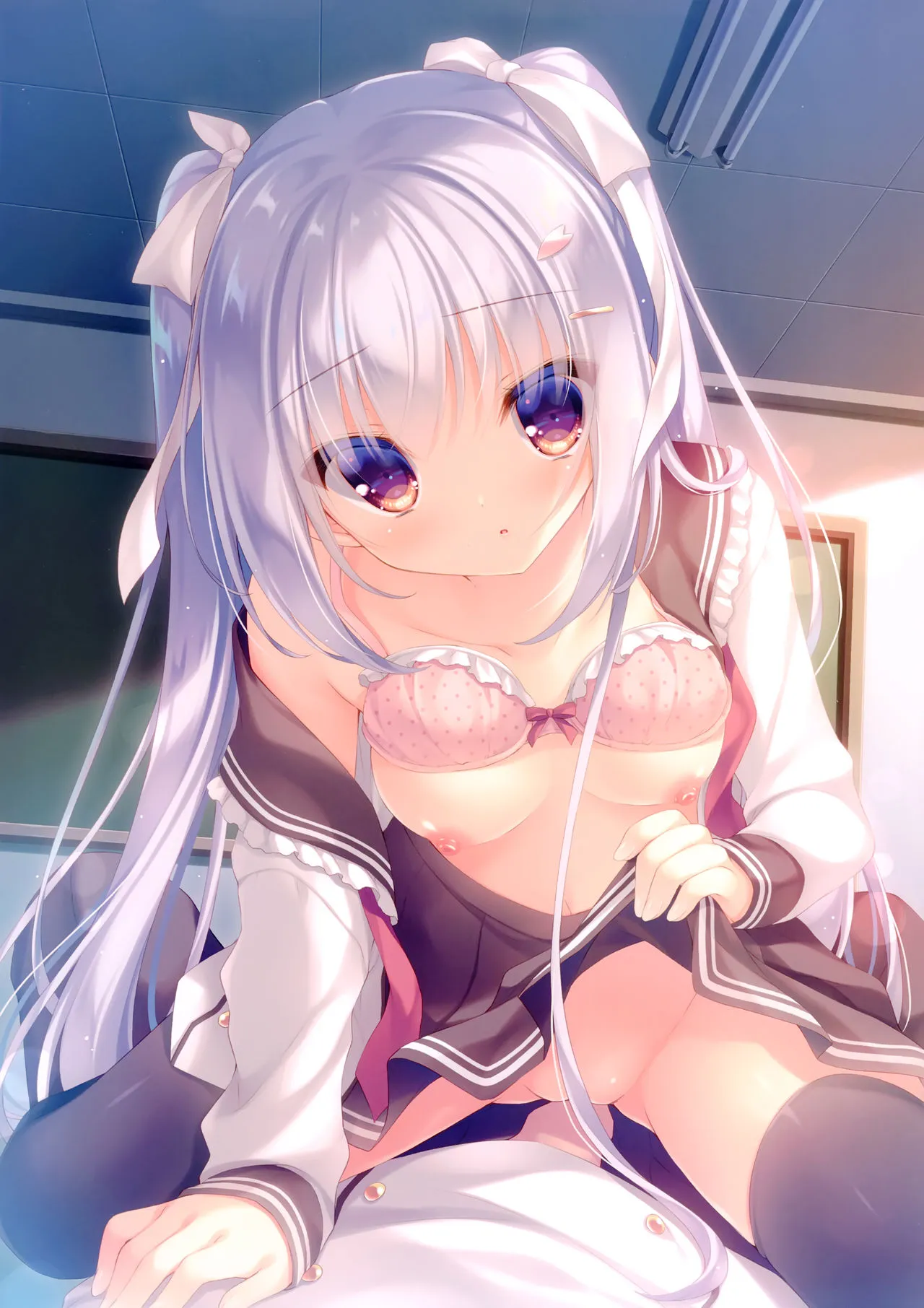 HentaiVN.net - Ảnh 3 - Senpai koko de shimasen ka? [先輩ここでしませんか?] - Chap 1