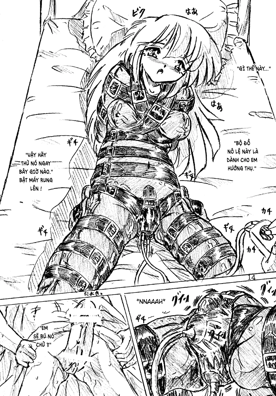 HentaiVN.net - Ảnh 10 - Jibaku-hime + Osorubeshi Kikai no Pantsu - Chap 1