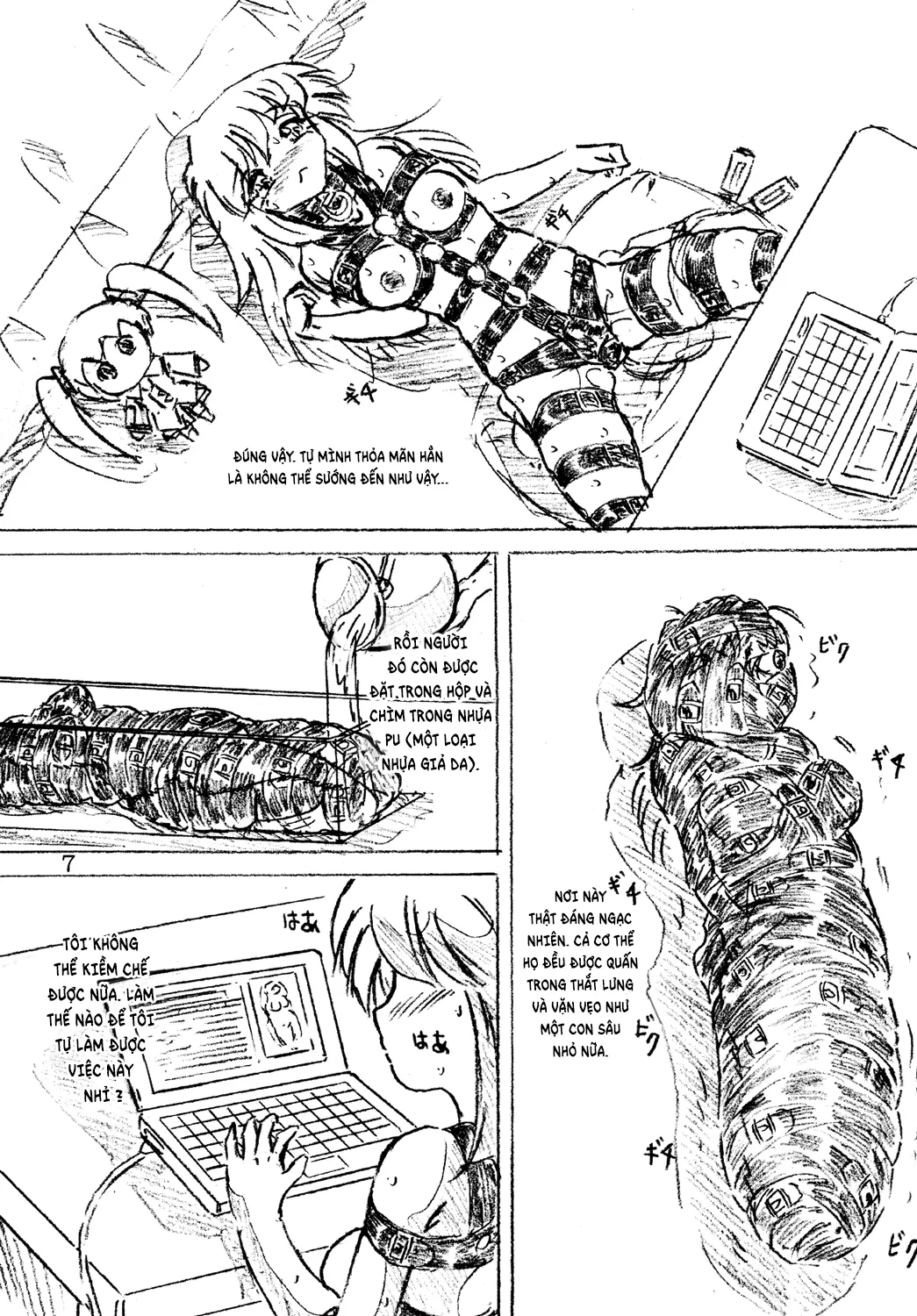 HentaiVN.net - Ảnh 3 - Jibaku-hime + Osorubeshi Kikai no Pantsu - Chap 1