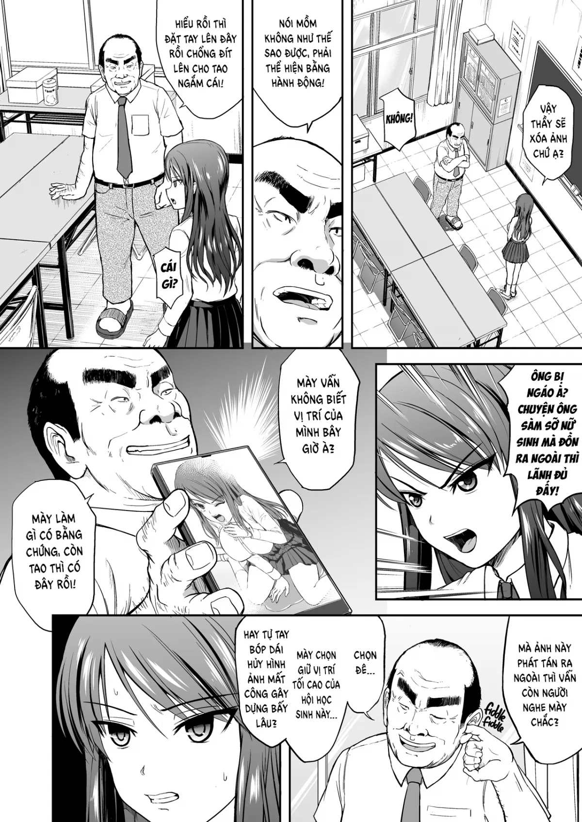 HentaiVN.net - Ảnh 8 - The Pissing Student Council President's Training [Omorashi Seitokaichou no Choukyou] - Chap 1