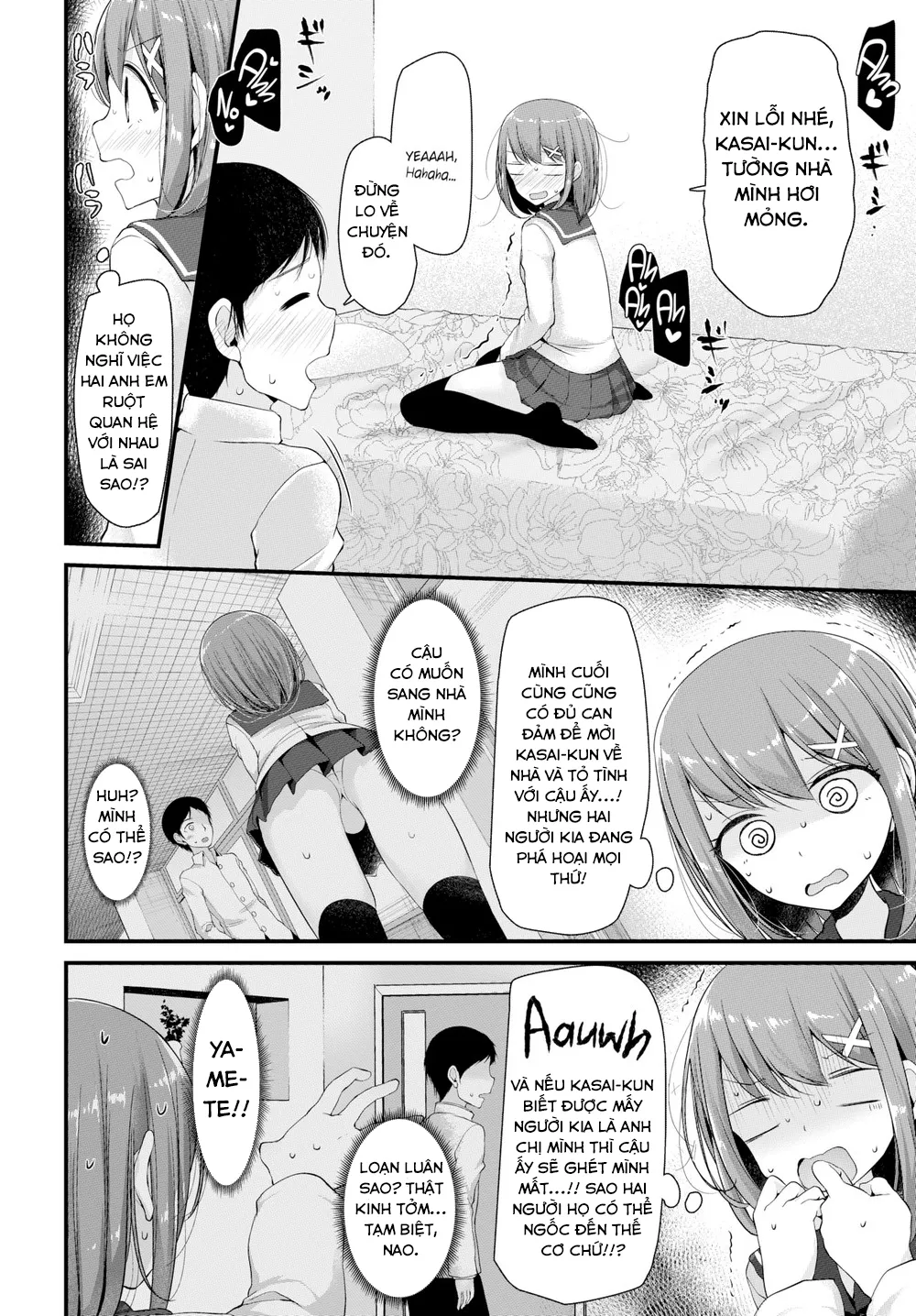 HentaiVN.net - Ảnh 4 - Sex with My Youngest Sister - Chap 1