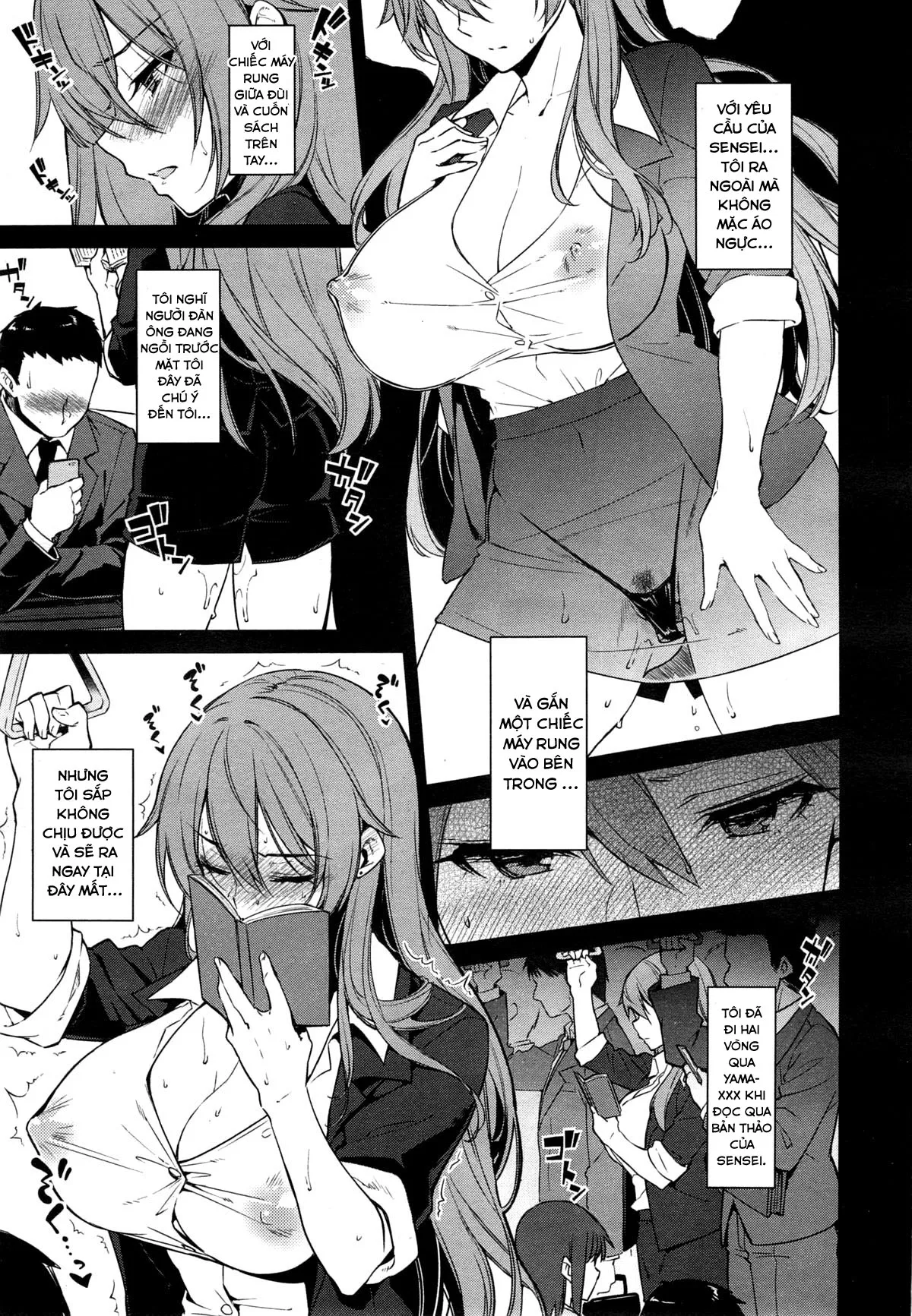 HentaiVN.net - Ảnh 4 - Henshuu Kagamiya-san no Kannouteki na Oshigoto - Chap 1