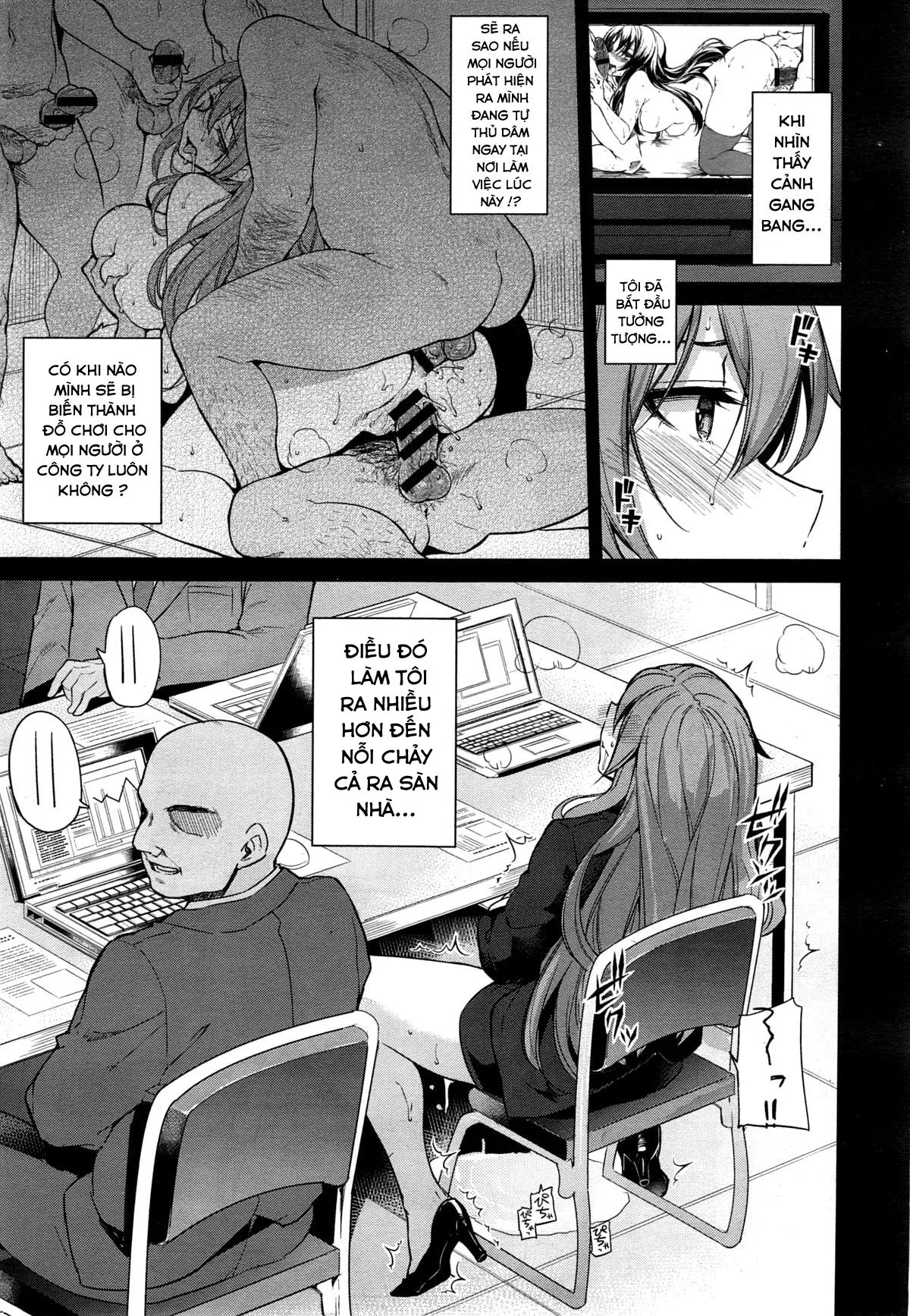 HentaiVN.net - Ảnh 6 - Henshuu Kagamiya-san no Kannouteki na Oshigoto - Chap 1