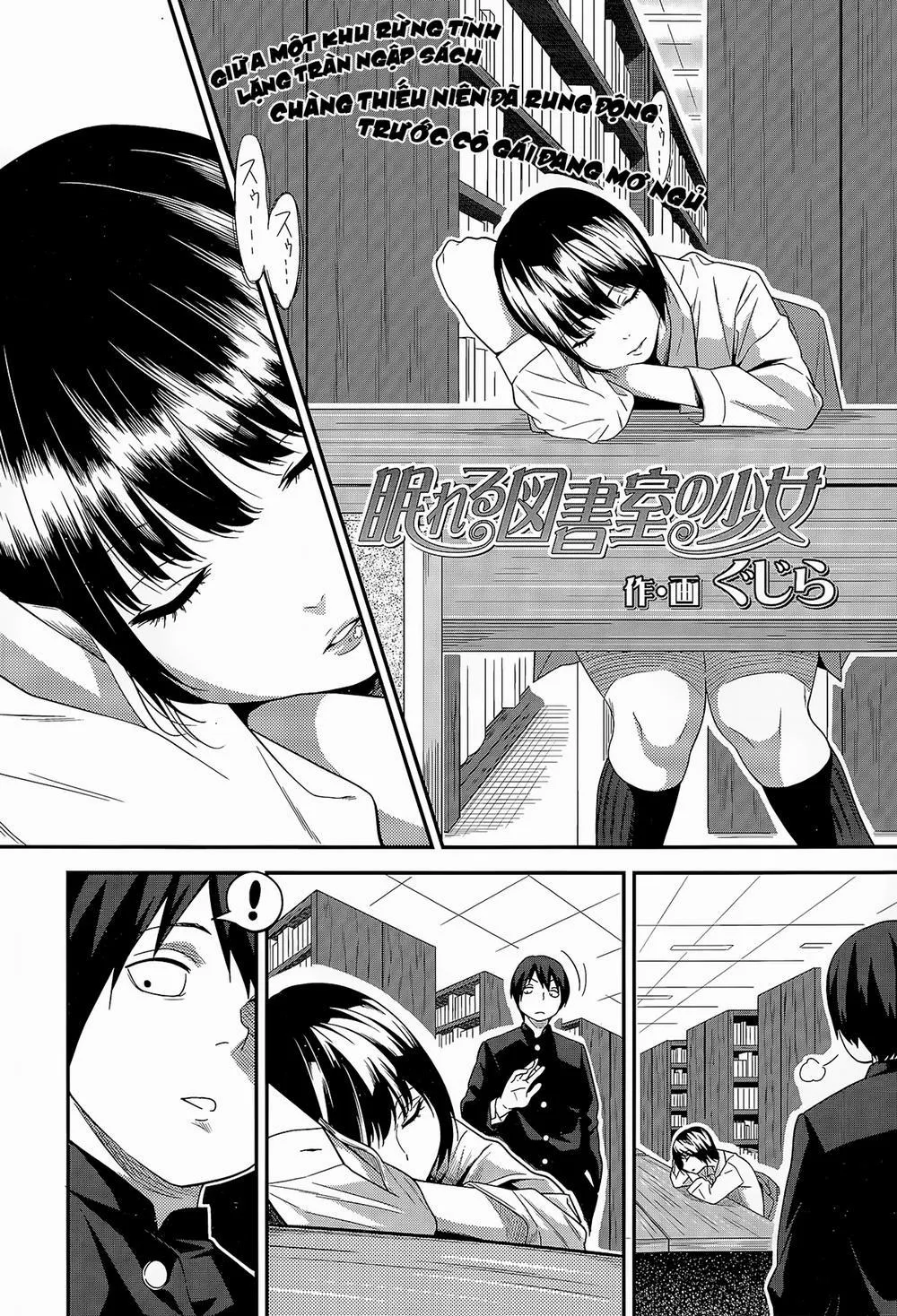 HentaiVN.net - Ảnh 2 - Nemureru Toshoshitsu no Shoujo - Chap 1