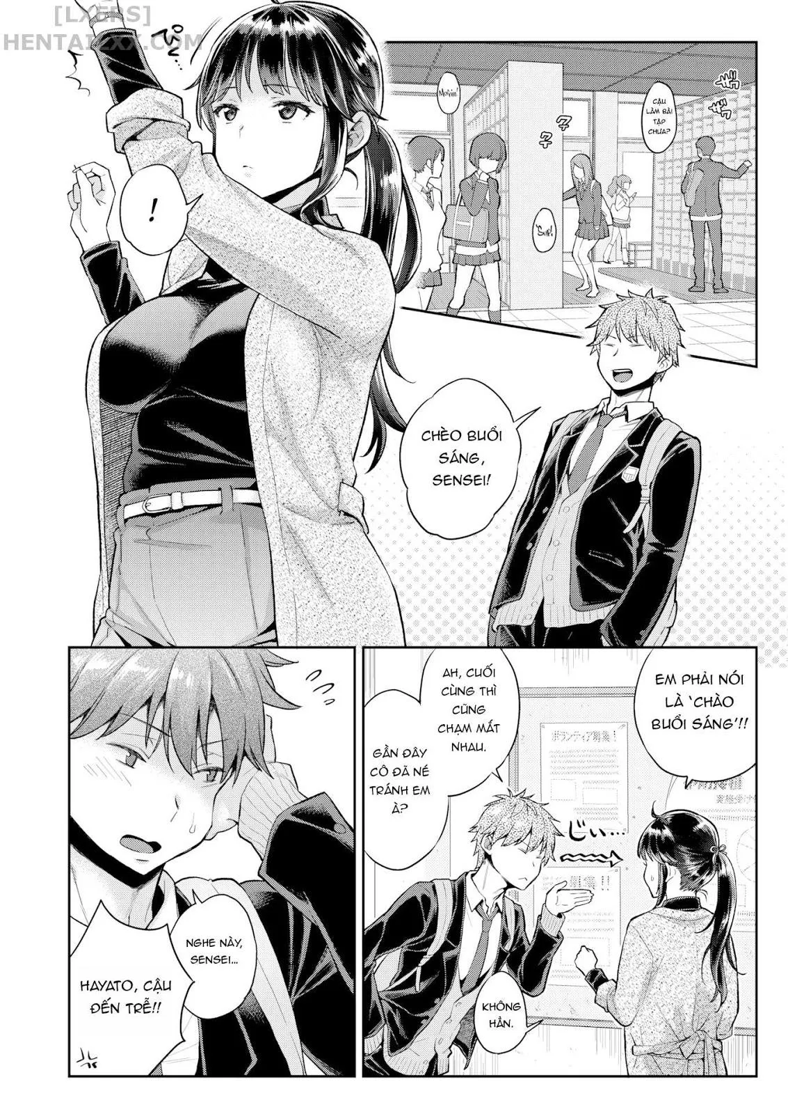HentaiVN.net - Ảnh 21 - Tiết học bổ trợ với sensei [Supplementary Lessons With Sensei] - Chap 1