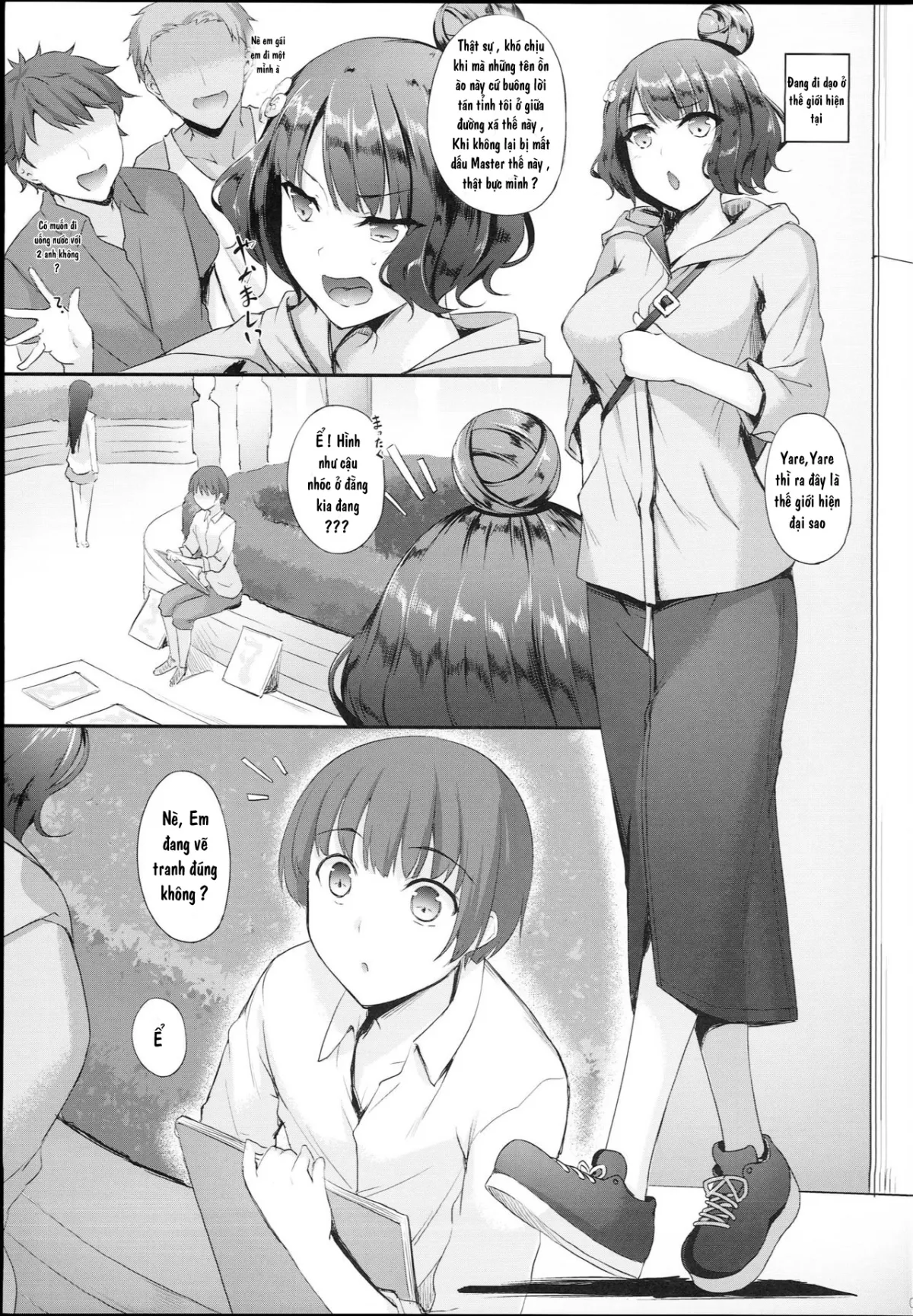 HentaiVN.net - Ảnh 4 - Hokusai-chan no Fudeoroshi (Fate/Grand Order) - Chap 1