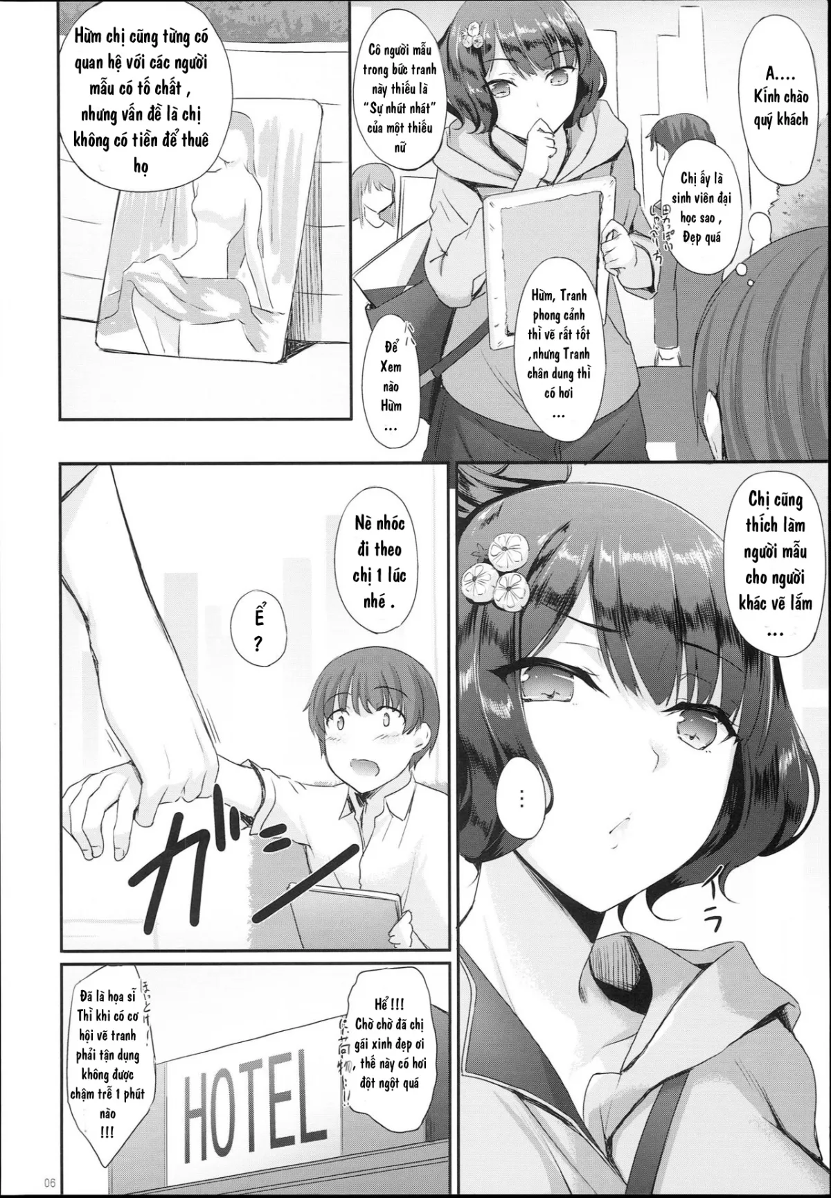 HentaiVN.net - Ảnh 5 - Hokusai-chan no Fudeoroshi (Fate/Grand Order) - Chap 1