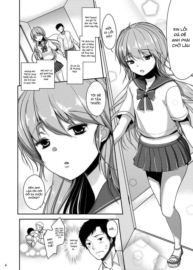 HentaiVN.net - Ảnh 3 - Ông khách hàng Stundere [Yotta Senpai ni Tsurerarete Otokonoko Health ni Kite Mita Ken] - Chap 1
