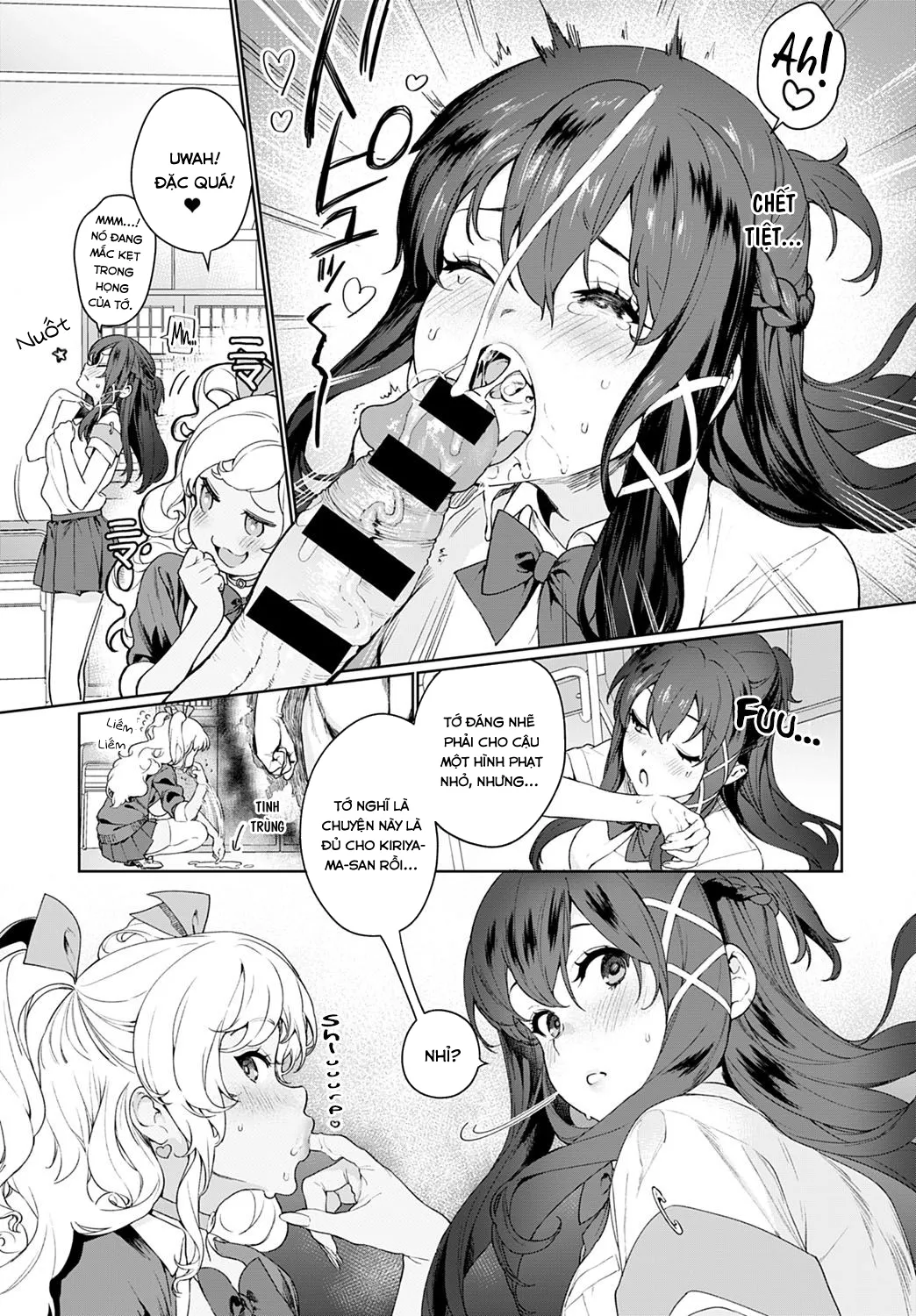 HentaiVN.net - Ảnh 10 - †Ankoku Datsui†〜Kaichou to Kuro Gyaru〜 [†Undressing Darkness† ~President and Black Gyaru~] - Chap 1