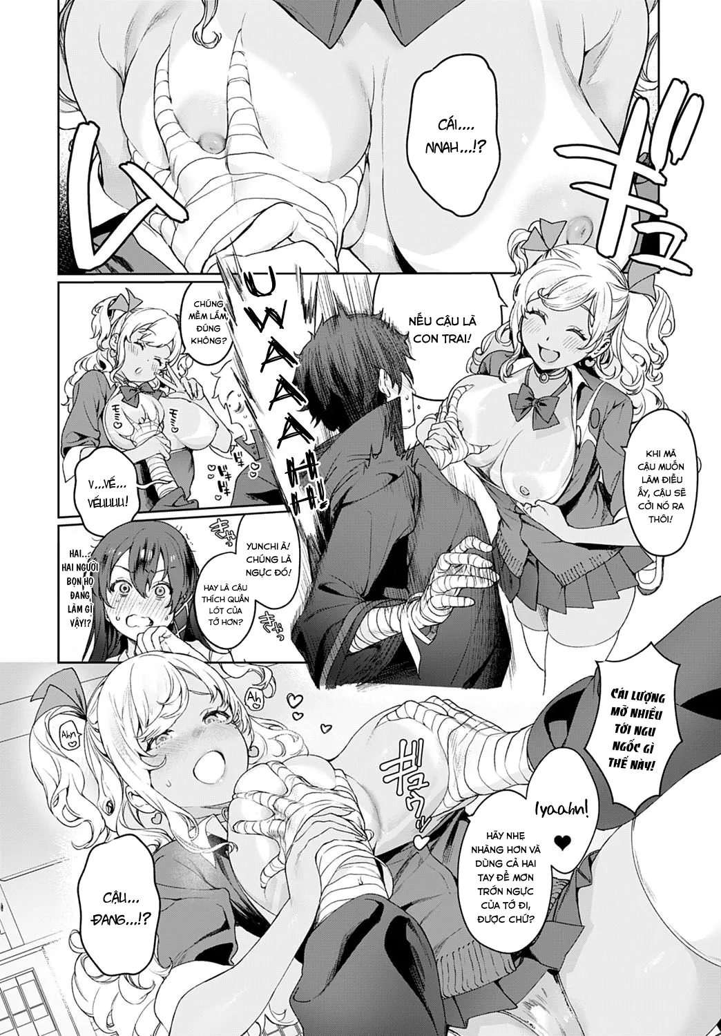 HentaiVN.net - Ảnh 5 - †Ankoku Datsui†〜Kaichou to Kuro Gyaru〜 [†Undressing Darkness† ~President and Black Gyaru~] - Chap 1