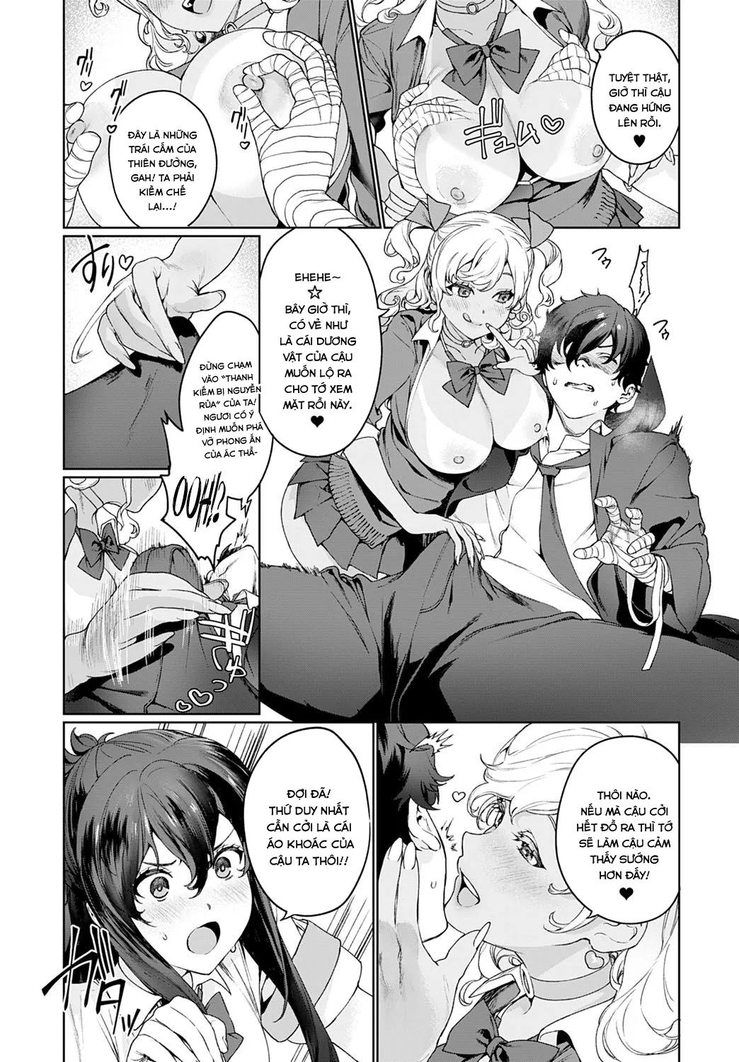 HentaiVN.net - Ảnh 6 - †Ankoku Datsui†〜Kaichou to Kuro Gyaru〜 [†Undressing Darkness† ~President and Black Gyaru~] - Chap 1