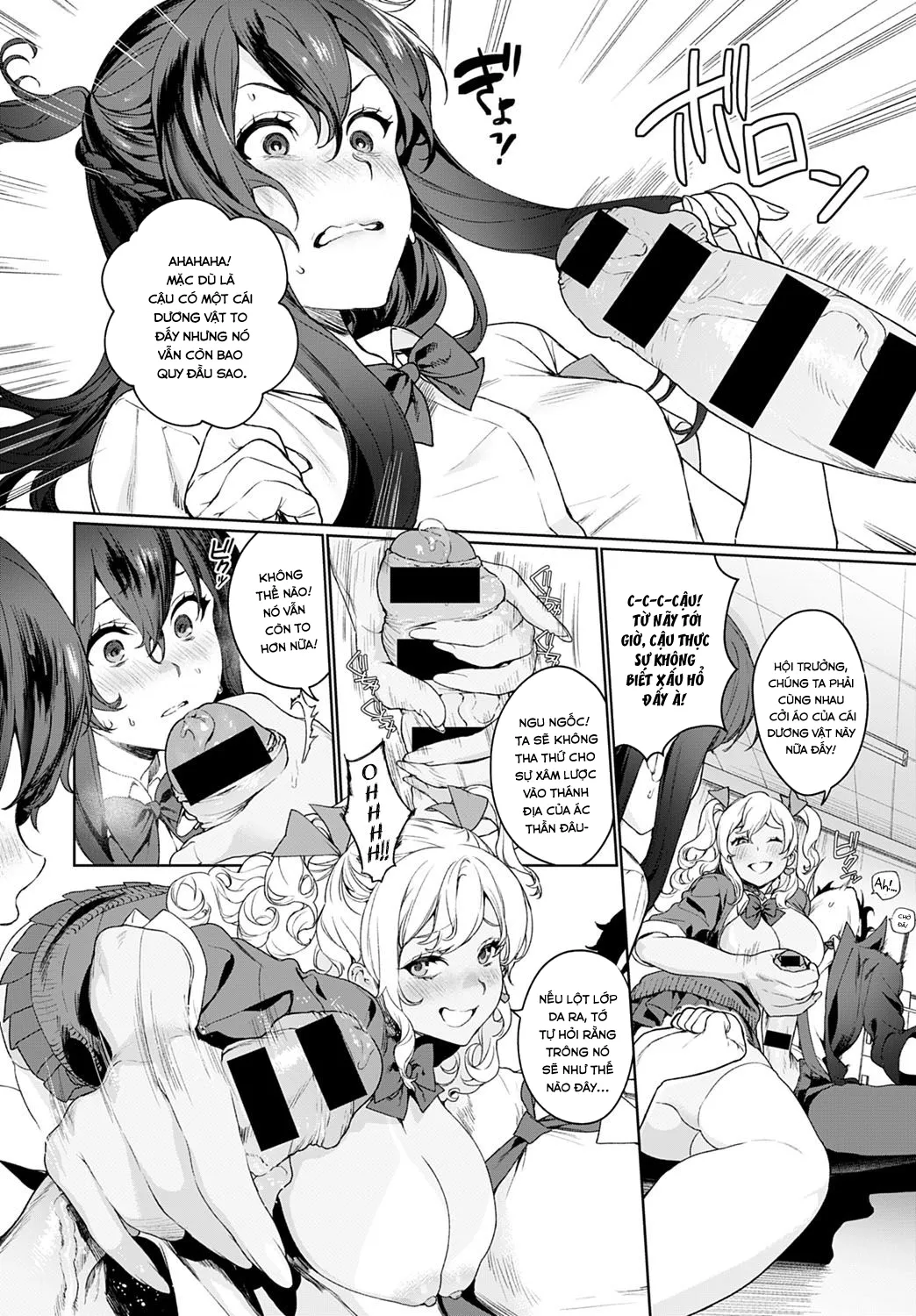 HentaiVN.net - Ảnh 7 - †Ankoku Datsui†〜Kaichou to Kuro Gyaru〜 [†Undressing Darkness† ~President and Black Gyaru~] - Chap 1