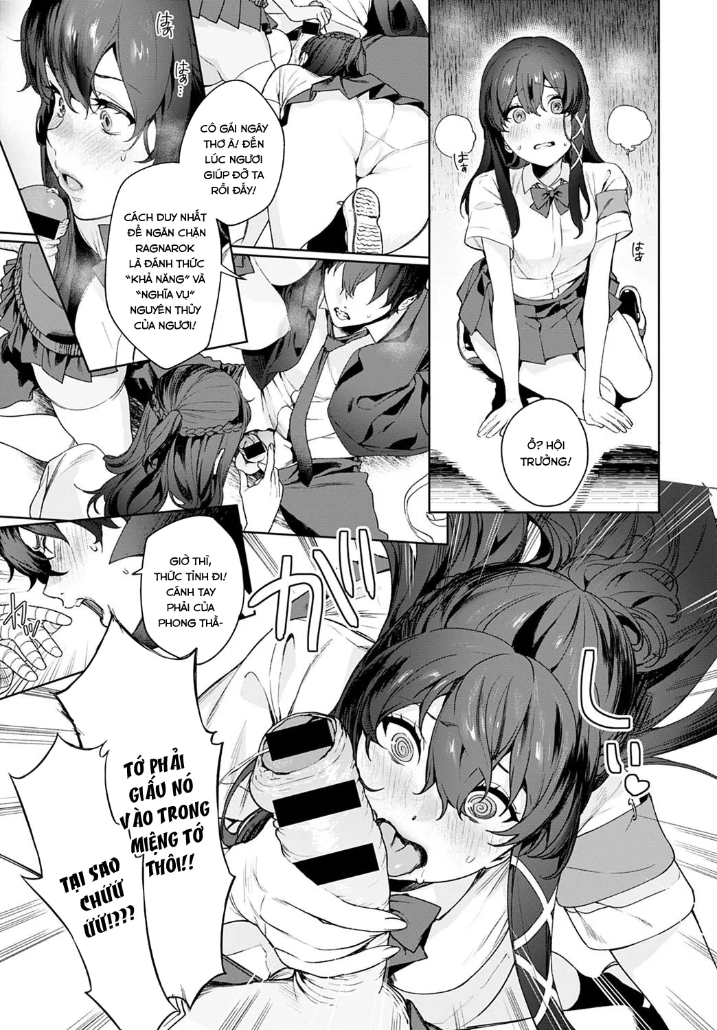 HentaiVN.net - Ảnh 8 - †Ankoku Datsui†〜Kaichou to Kuro Gyaru〜 [†Undressing Darkness† ~President and Black Gyaru~] - Chap 1