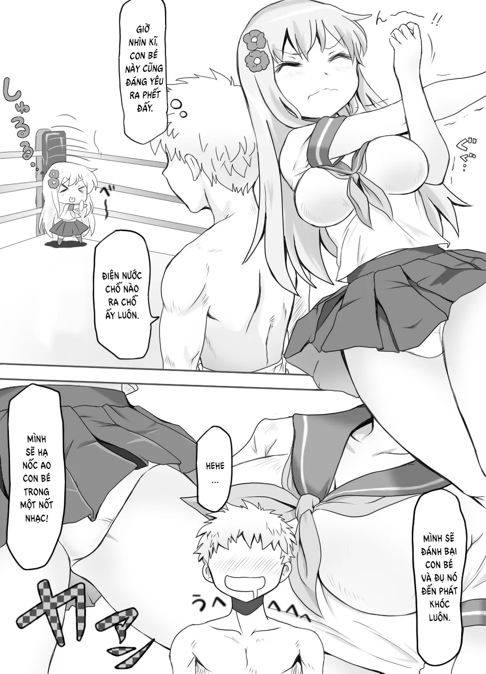 HentaiVN.net - Ảnh 10 - Naburi Tokidoki Shasei ~Kouhai no Joshi ni Makete Shasei Saserareta Ore~ - Chap 1