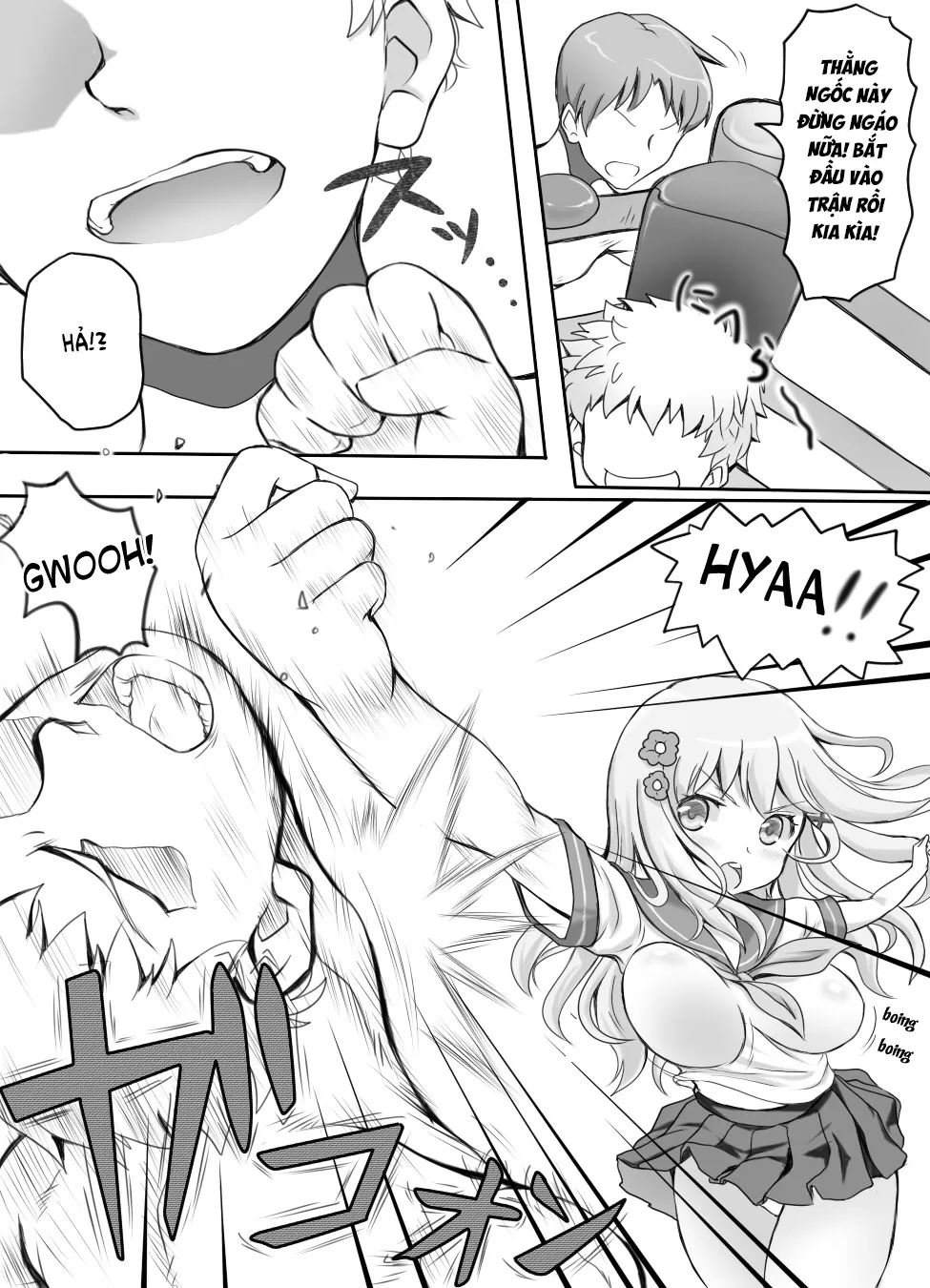 HentaiVN.net - Ảnh 11 - Naburi Tokidoki Shasei ~Kouhai no Joshi ni Makete Shasei Saserareta Ore~ - Chap 1