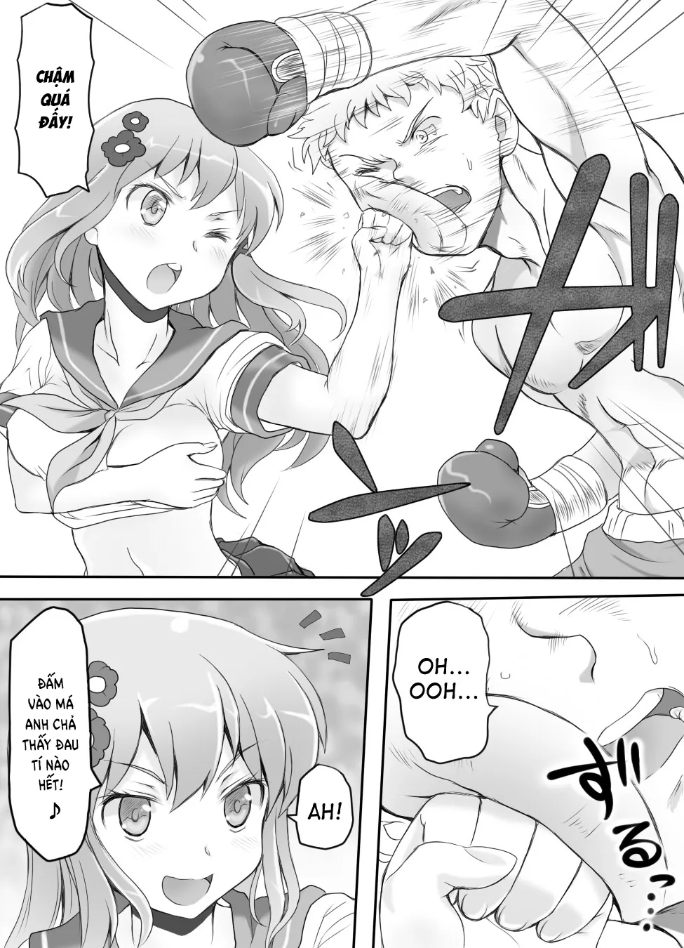 HentaiVN.net - Ảnh 18 - Naburi Tokidoki Shasei ~Kouhai no Joshi ni Makete Shasei Saserareta Ore~ - Chap 1