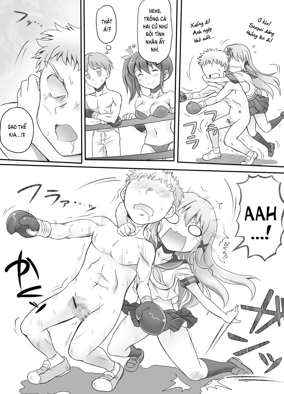 HentaiVN.net - Ảnh 22 - Naburi Tokidoki Shasei ~Kouhai no Joshi ni Makete Shasei Saserareta Ore~ - Chap 1