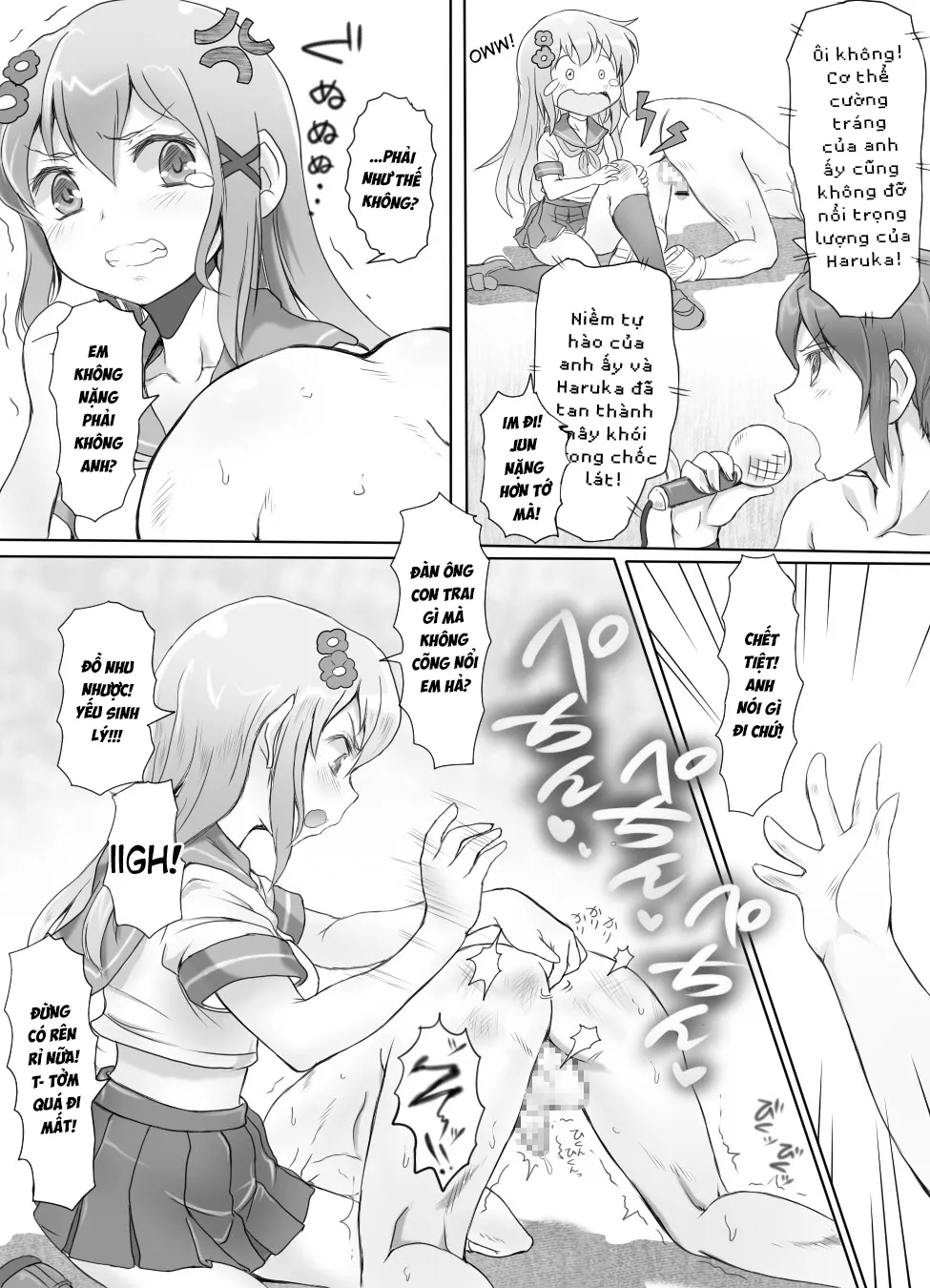 HentaiVN.net - Ảnh 23 - Naburi Tokidoki Shasei ~Kouhai no Joshi ni Makete Shasei Saserareta Ore~ - Chap 1