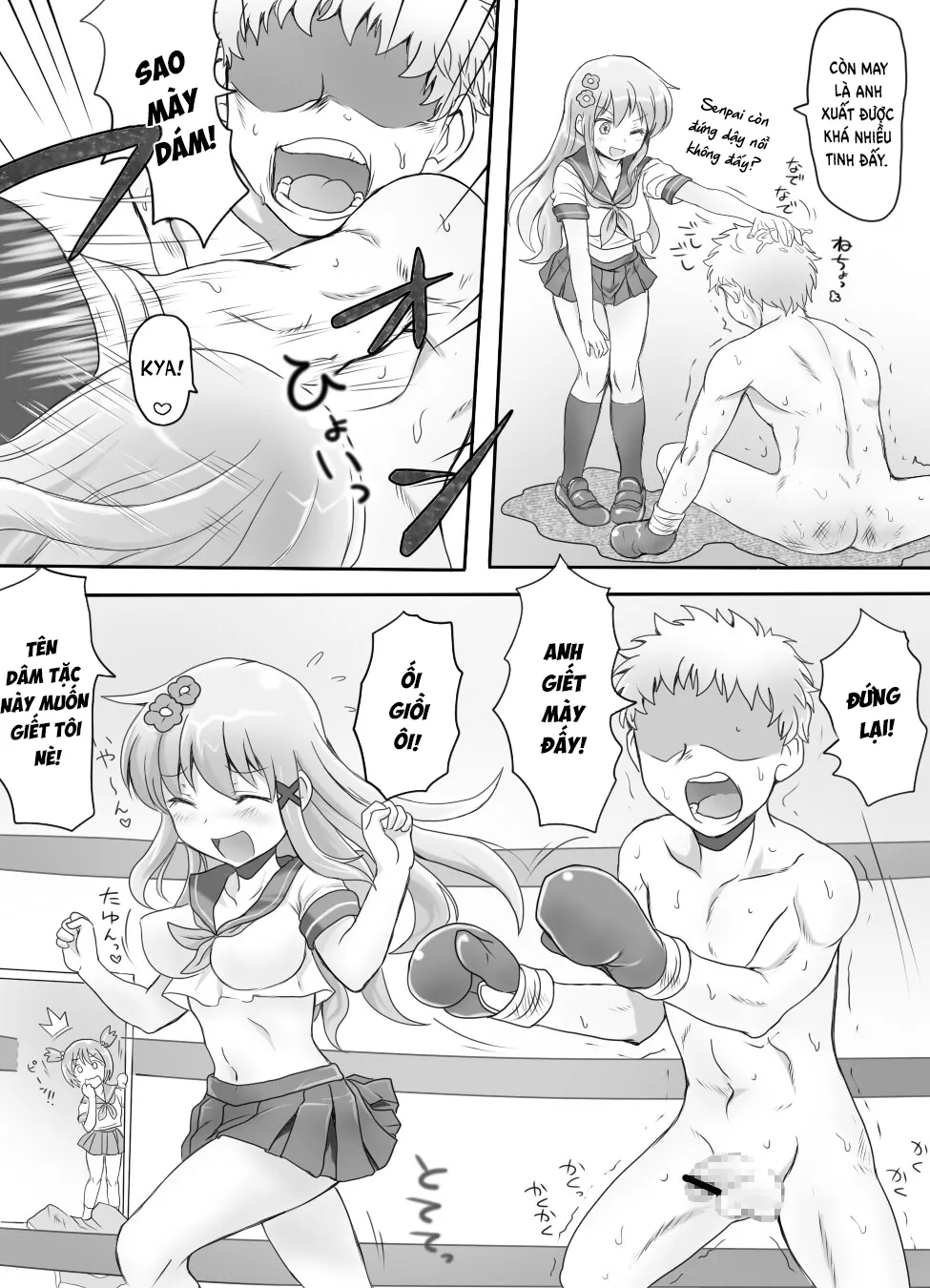 HentaiVN.net - Ảnh 27 - Naburi Tokidoki Shasei ~Kouhai no Joshi ni Makete Shasei Saserareta Ore~ - Chap 1