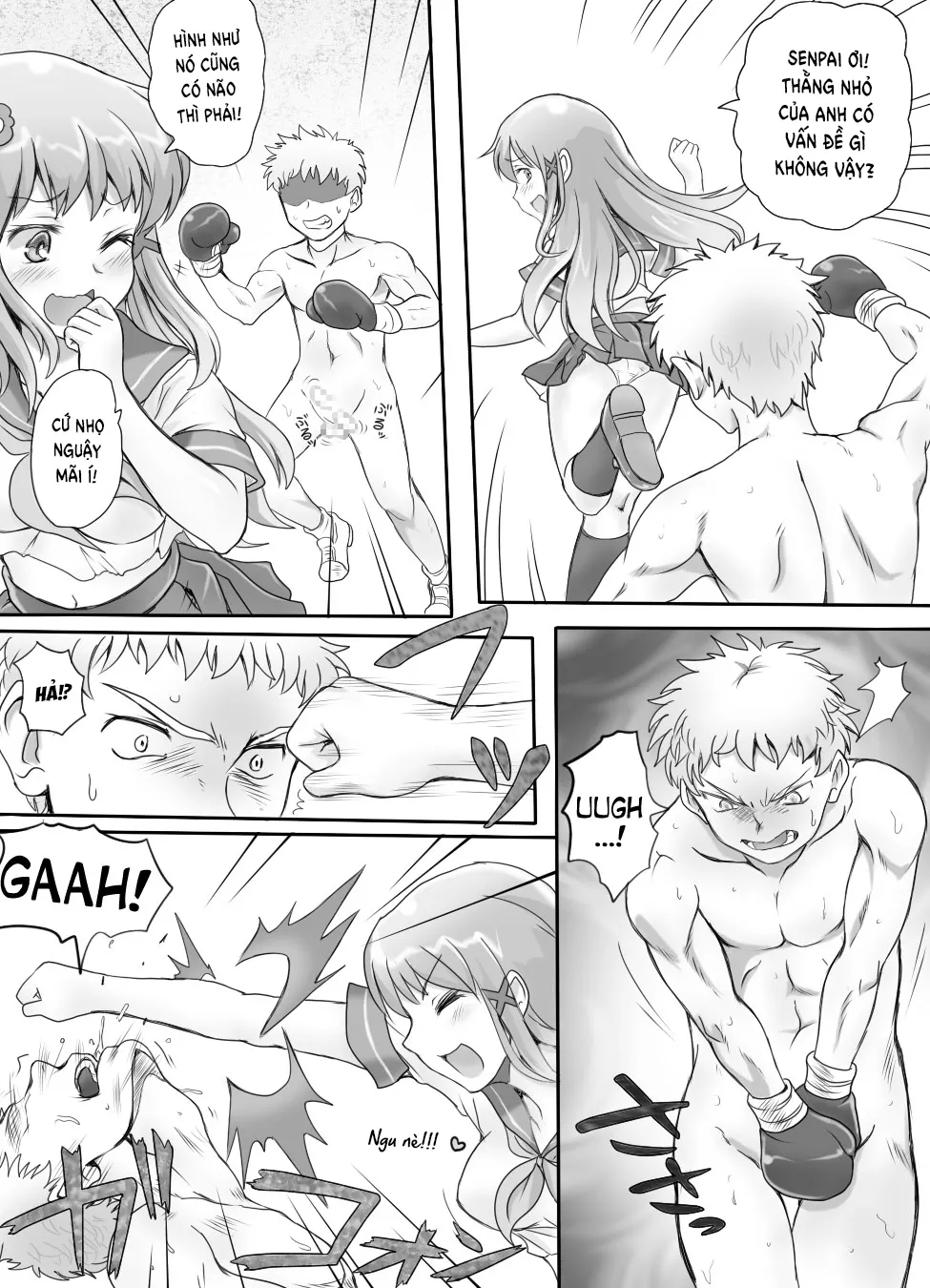 HentaiVN.net - Ảnh 28 - Naburi Tokidoki Shasei ~Kouhai no Joshi ni Makete Shasei Saserareta Ore~ - Chap 1