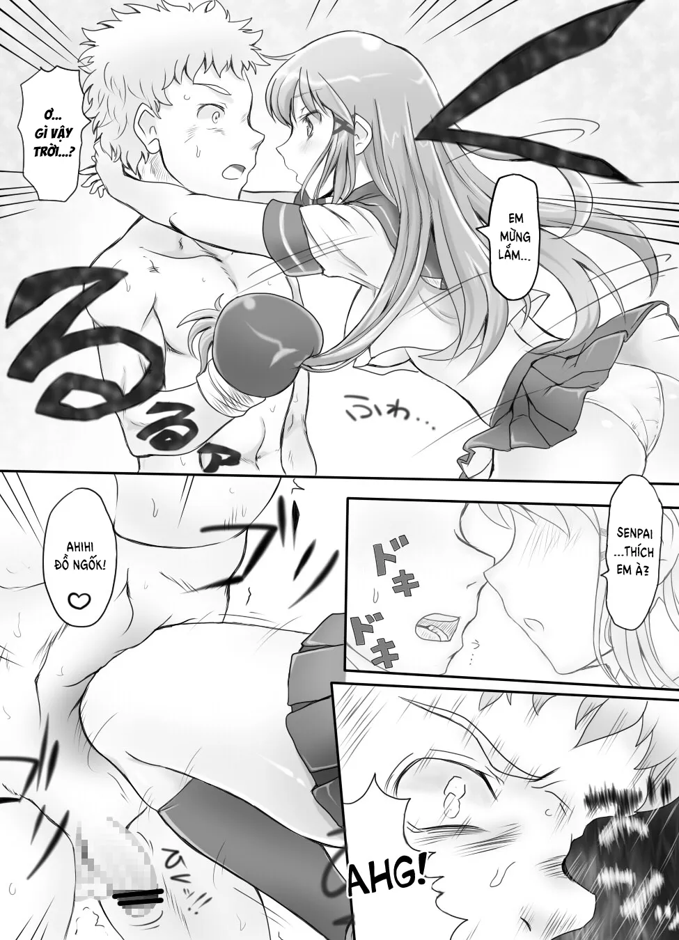 HentaiVN.net - Ảnh 30 - Naburi Tokidoki Shasei ~Kouhai no Joshi ni Makete Shasei Saserareta Ore~ - Chap 1