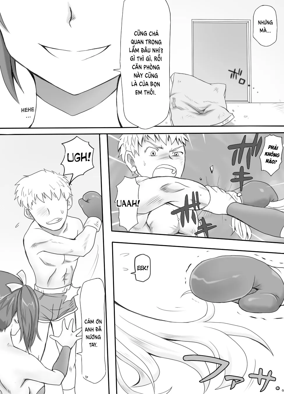HentaiVN.net - Ảnh 7 - Naburi Tokidoki Shasei ~Kouhai no Joshi ni Makete Shasei Saserareta Ore~ - Chap 1