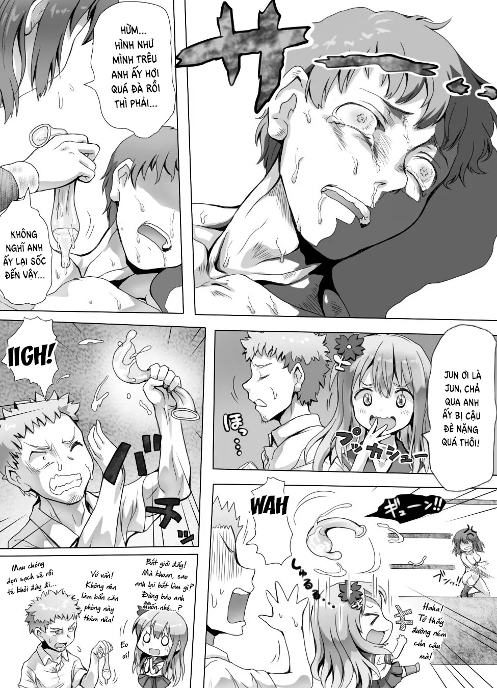 HentaiVN.net - Ảnh 22 - Naburi Tokidoki Shasei ~Kouhai no Joshi ni Makete Shasei Saserareta Ore~ - Chap 3