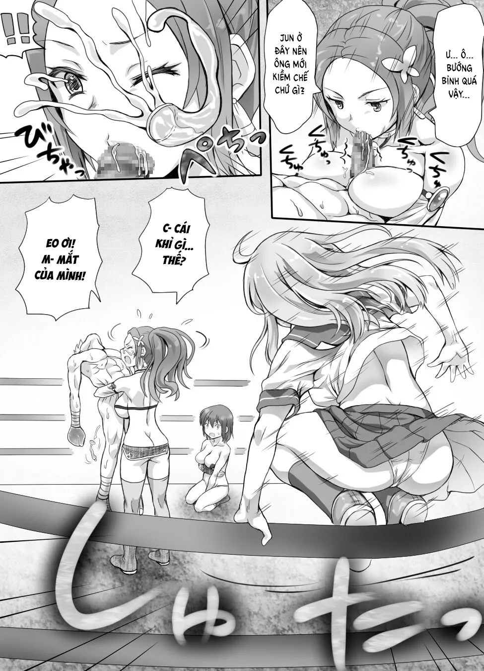 HentaiVN.net - Ảnh 35 - Naburi Tokidoki Shasei ~Kouhai no Joshi ni Makete Shasei Saserareta Ore~ - Chap 3