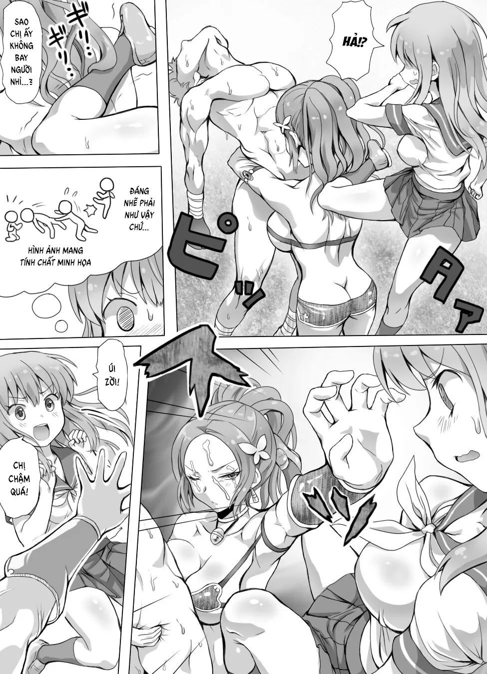 HentaiVN.net - Ảnh 37 - Naburi Tokidoki Shasei ~Kouhai no Joshi ni Makete Shasei Saserareta Ore~ - Chap 3