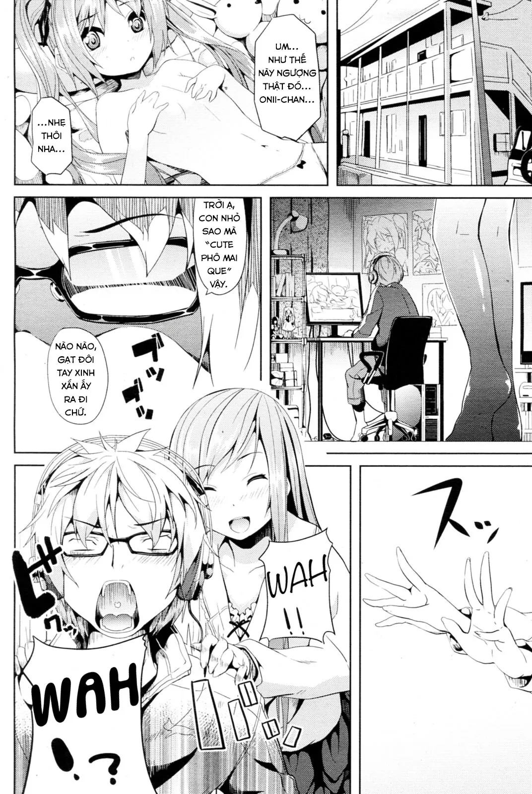 HentaiVN.net - Ảnh 3 - Tình Yêu 2D [Nijigen Strike] - Chap 1