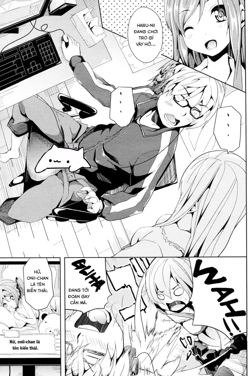 HentaiVN.net - Ảnh 4 - Tình Yêu 2D [Nijigen Strike] - Chap 1