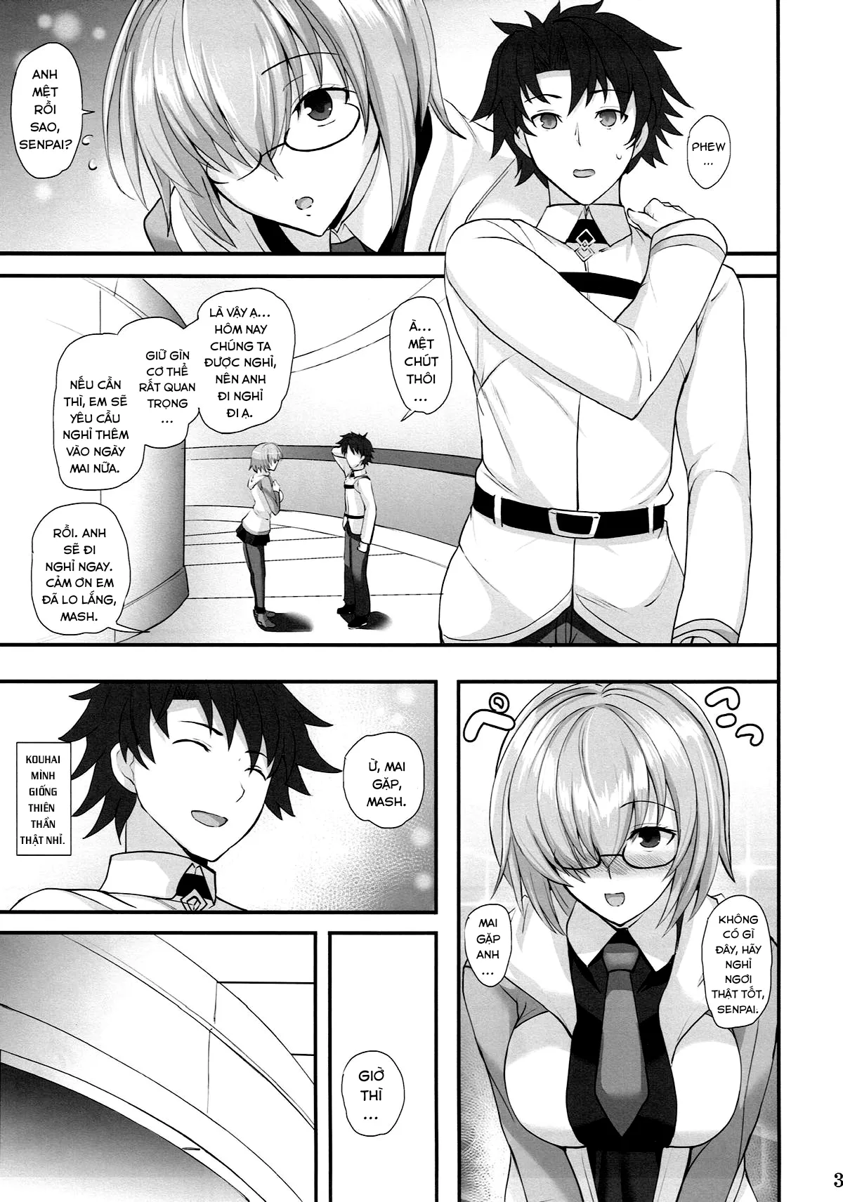 HentaiVN.net - Ảnh 4 - Chichiue to Issho [乳上といっしょ] - Chap 1