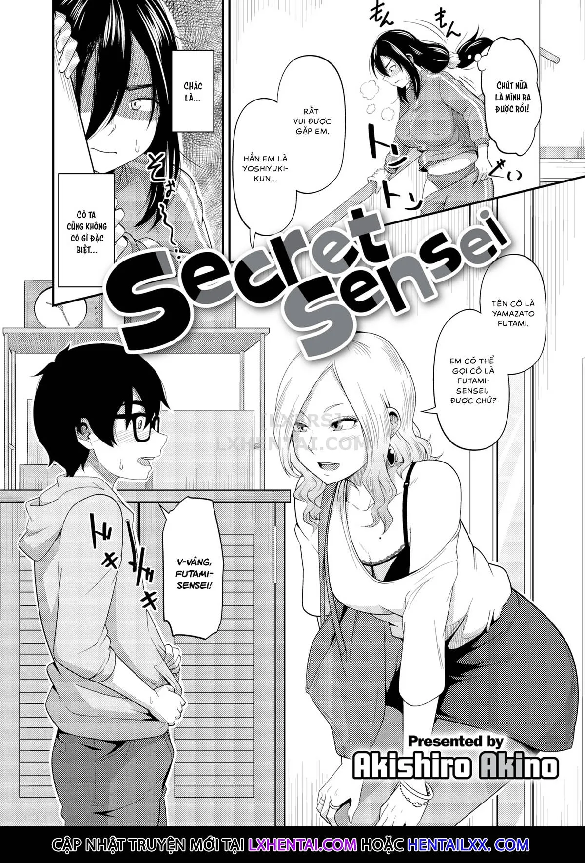 HentaiVN.net - Ảnh 7 - Himitsu no Sensei [Secret Sensei] - Chap 1