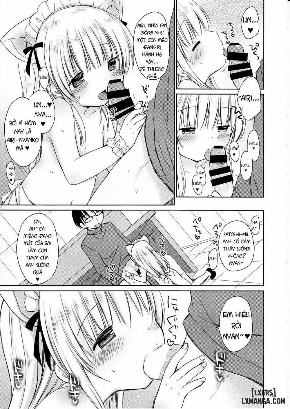 HentaiVN.net - Ảnh 12 - Imouto to Cafe de H na Nyan Nyan Nyan - Chap 1