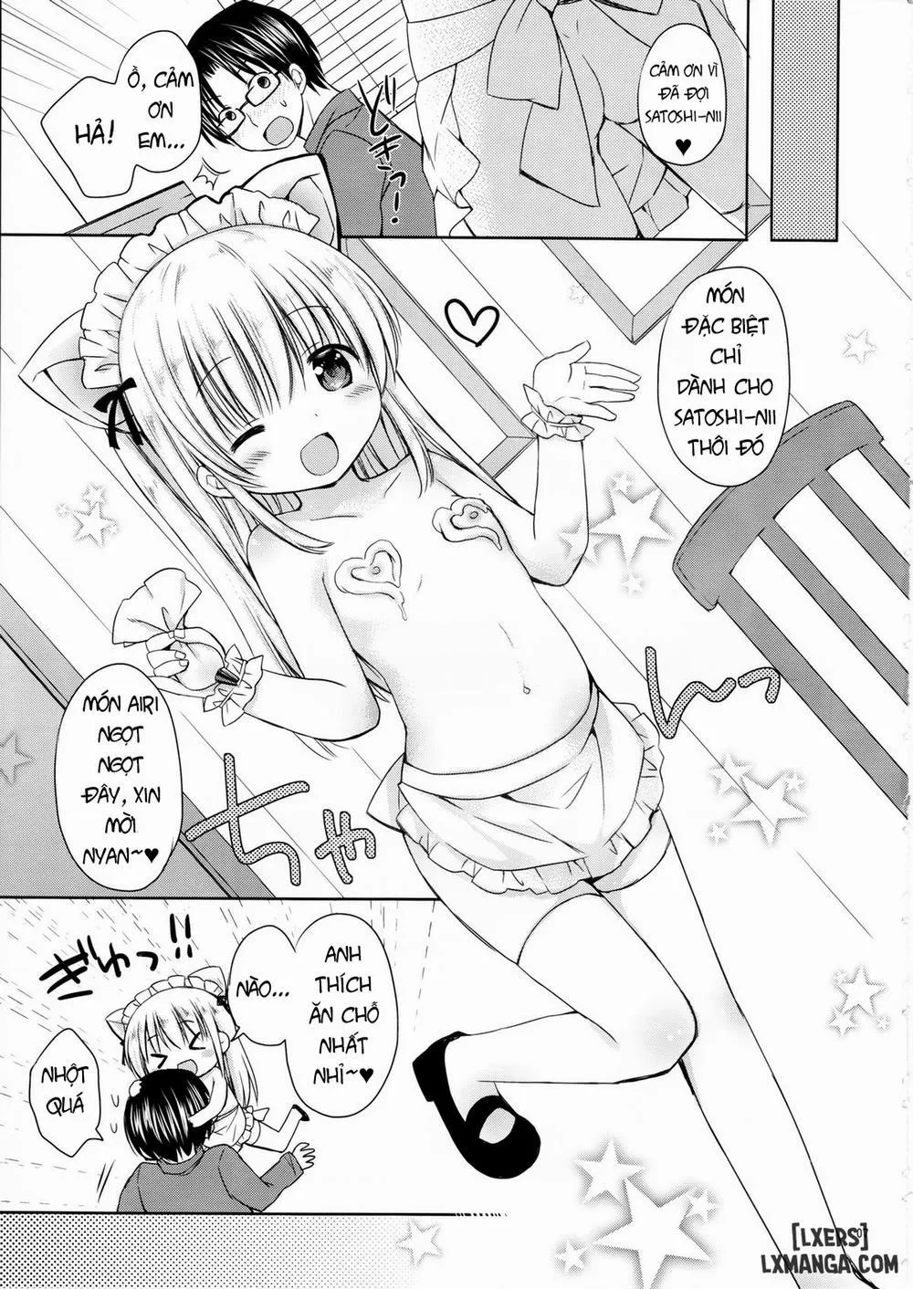 HentaiVN.net - Ảnh 8 - Imouto to Cafe de H na Nyan Nyan Nyan - Chap 1