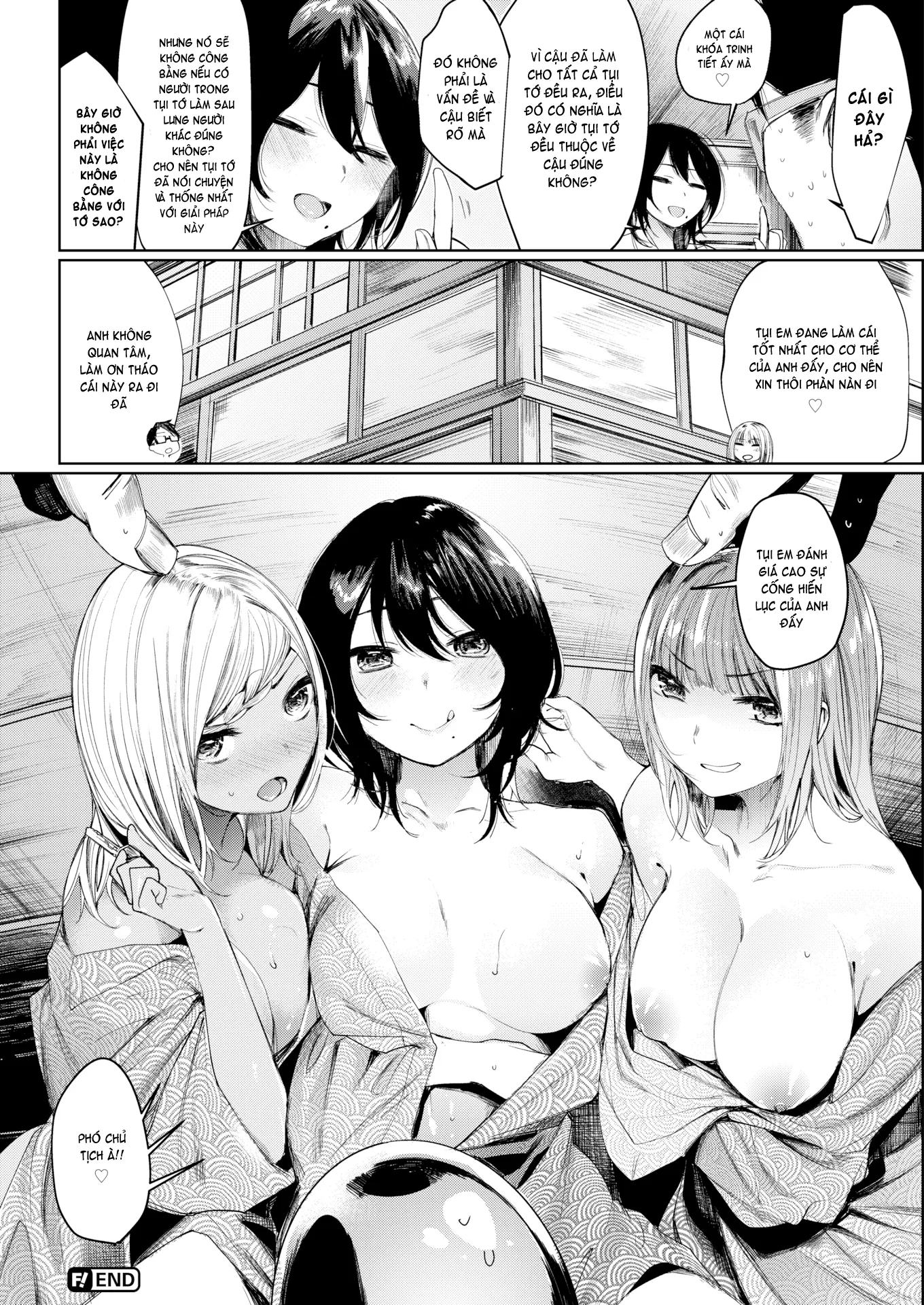 HentaiVN.net - Ảnh 21 - President & Orgy [Comic Kairakuten BEAST 2018-05] - Chap 1