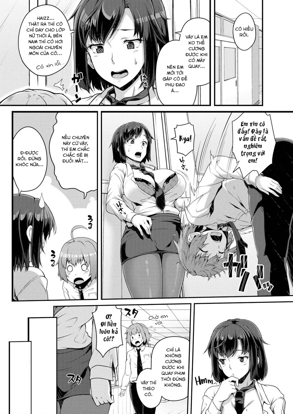 HentaiVN.net - Ảnh 3 - Buổi học phụ đạo cùng Ano Heart-sensei [Heart Teach] - Chap 1