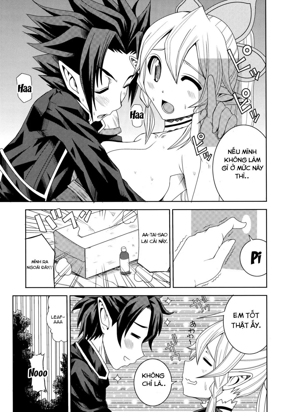 HentaiVN.net - Ảnh 12 - Ore no Imouto ga Leafa de Kyonyuu na Wake ga Nai (Sword Art Online) [Sự dâm dục của em gái tôi; There's No Way My Little Sister Could Have Such Giant Breasts] - Chap 2